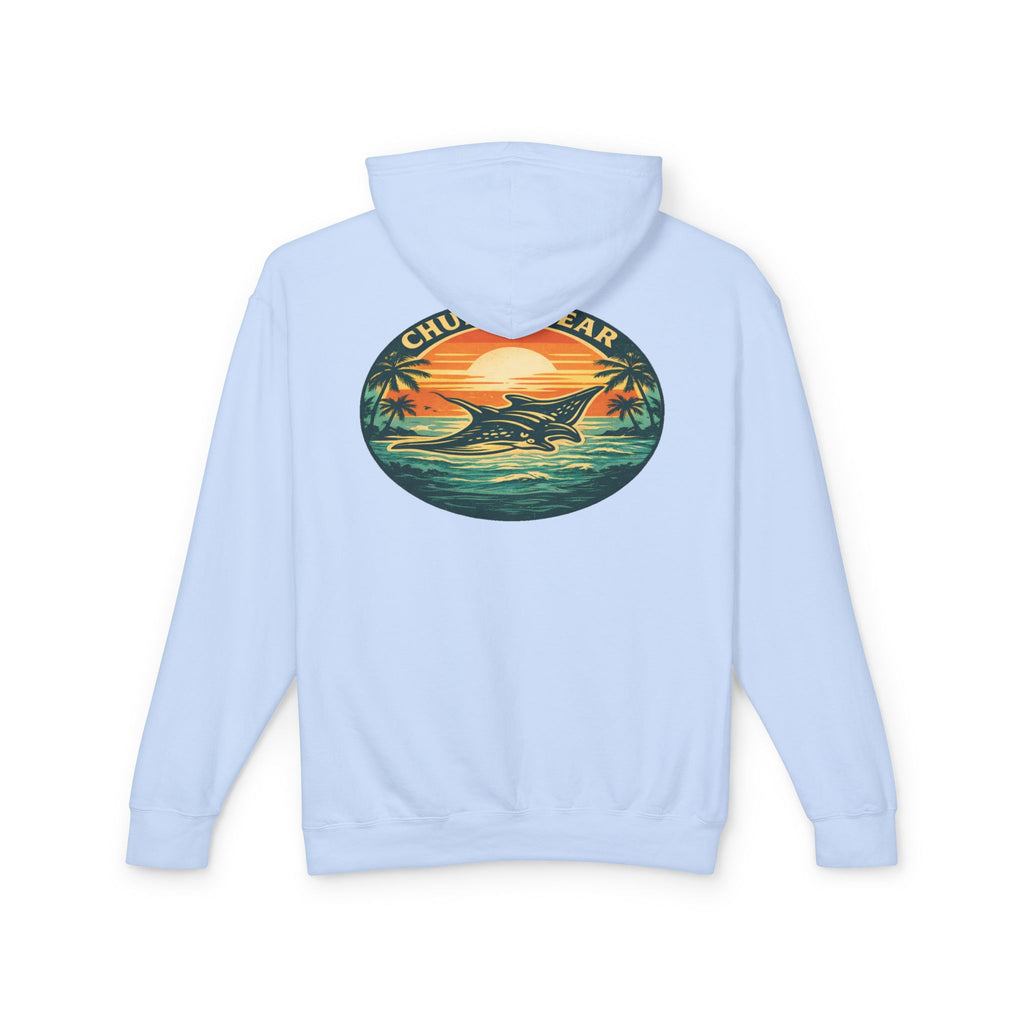 Chubba Gear Manta Ray Coastal Sunset Hoodie