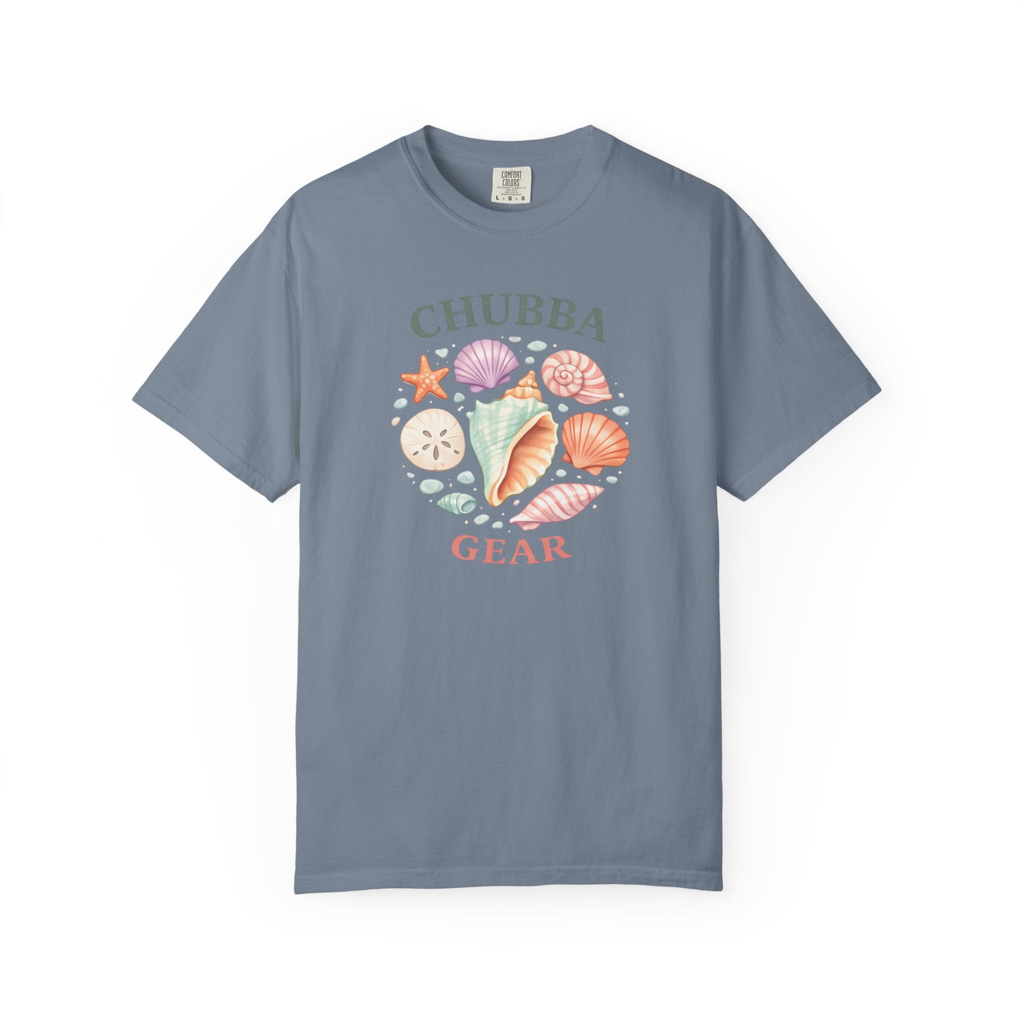 CHUBBA GEAR Coastal Seashell Circle T-Shirt