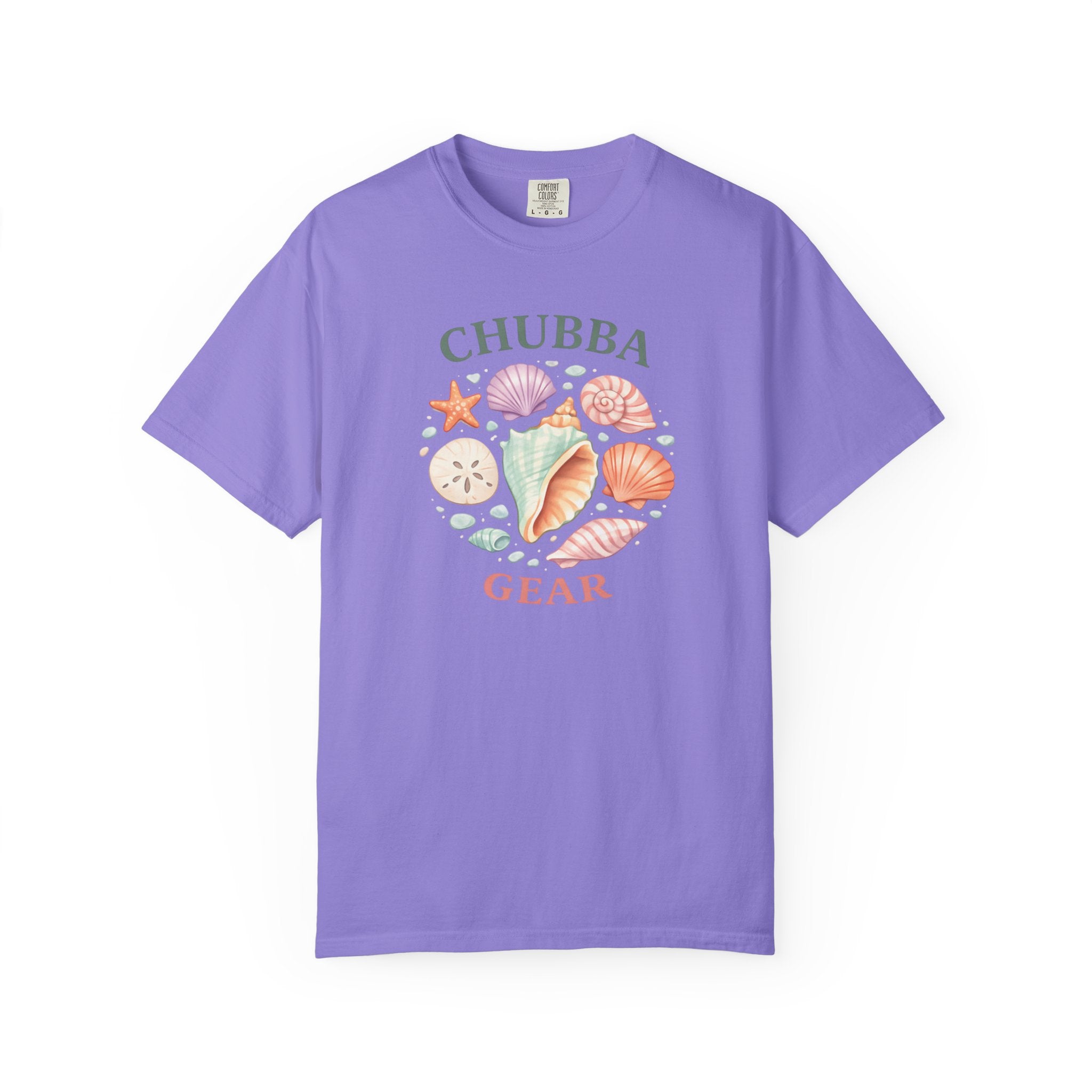 CHUBBA GEAR Coastal Seashell Circle T-Shirt