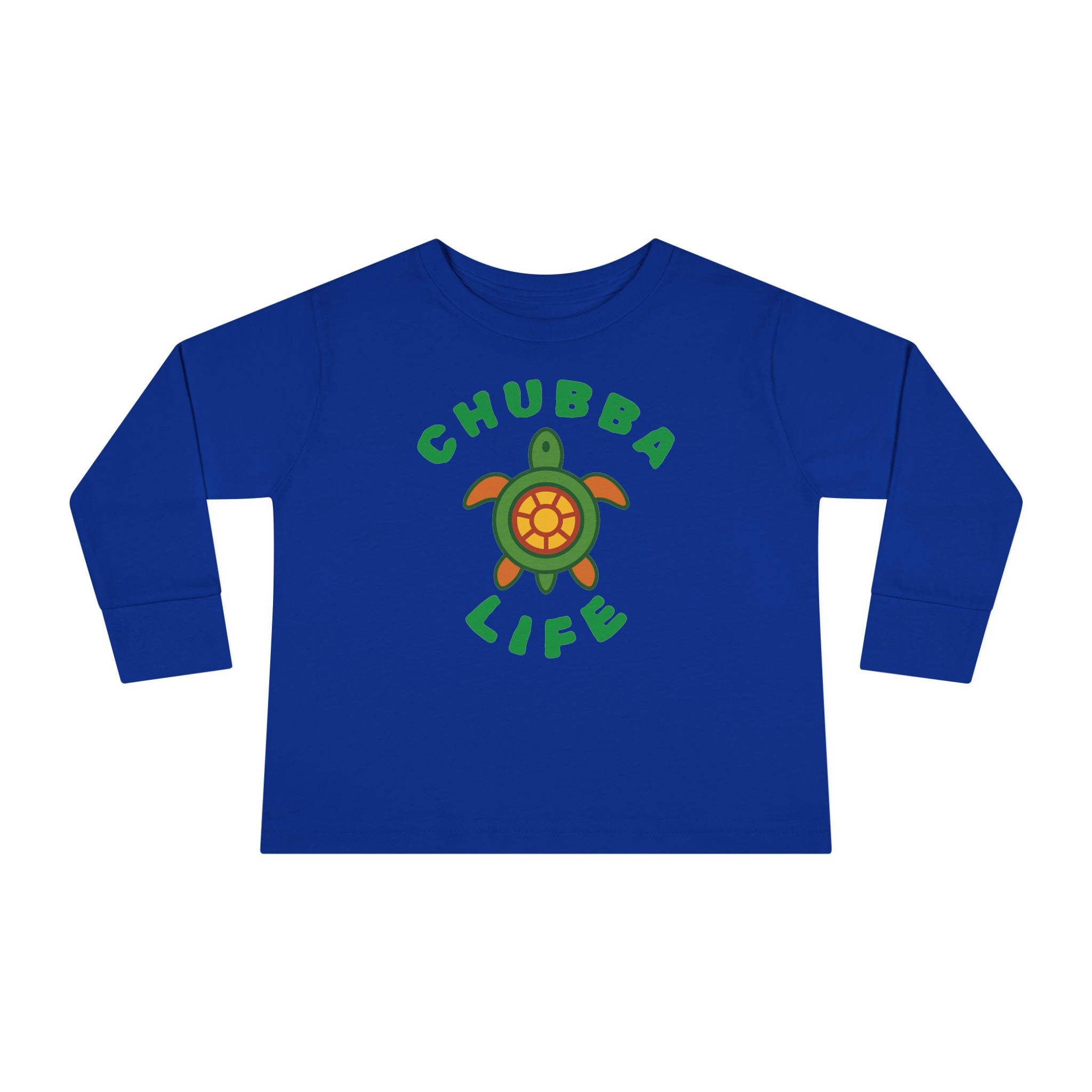 CHUBBA GEAR Toddler Long Sleeve Tee | Chubba Life Turtle Graphic