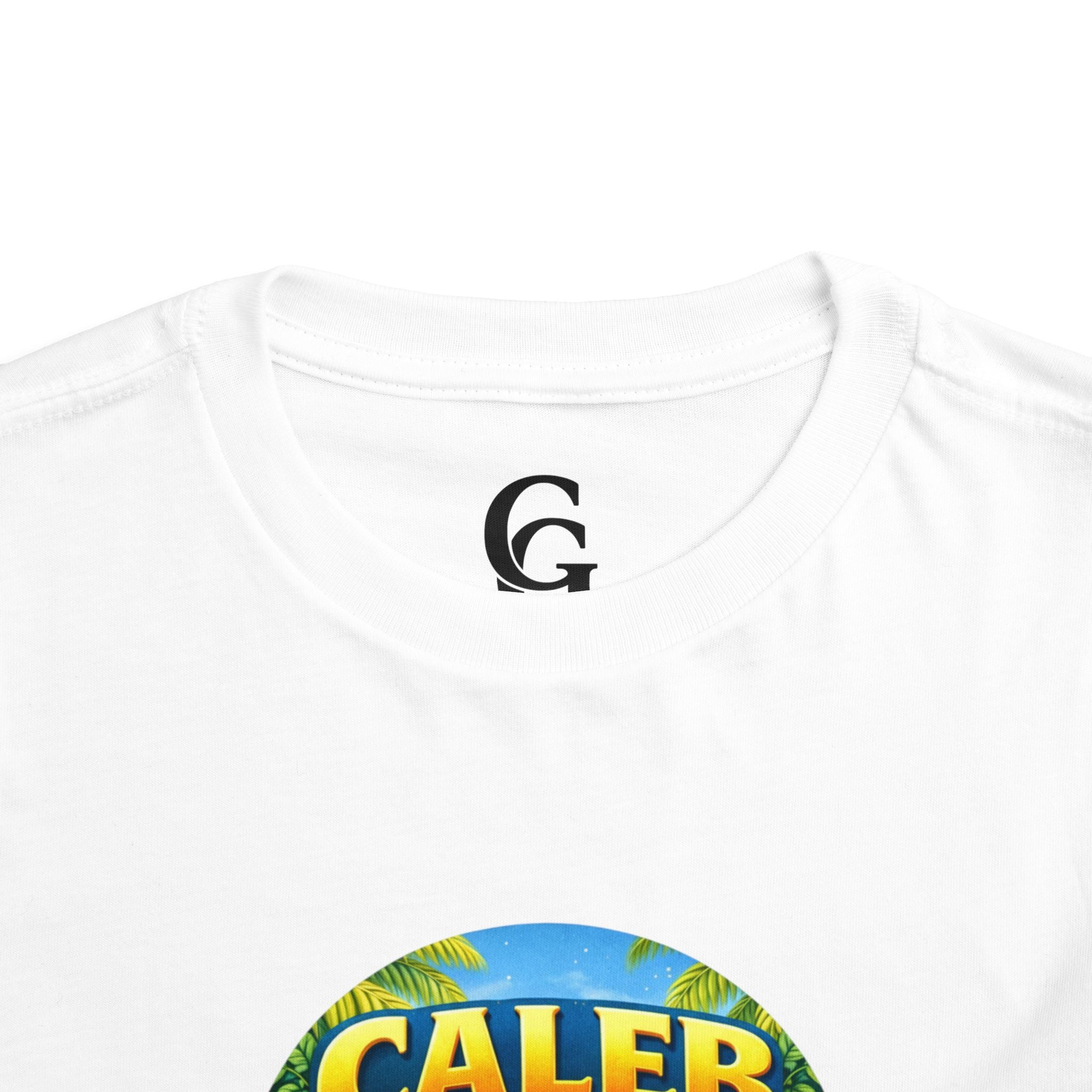 CHUBBA GEAR Caleb Chubba Life Toddler Tee — Cute Surfing Tiger Kids Shirt