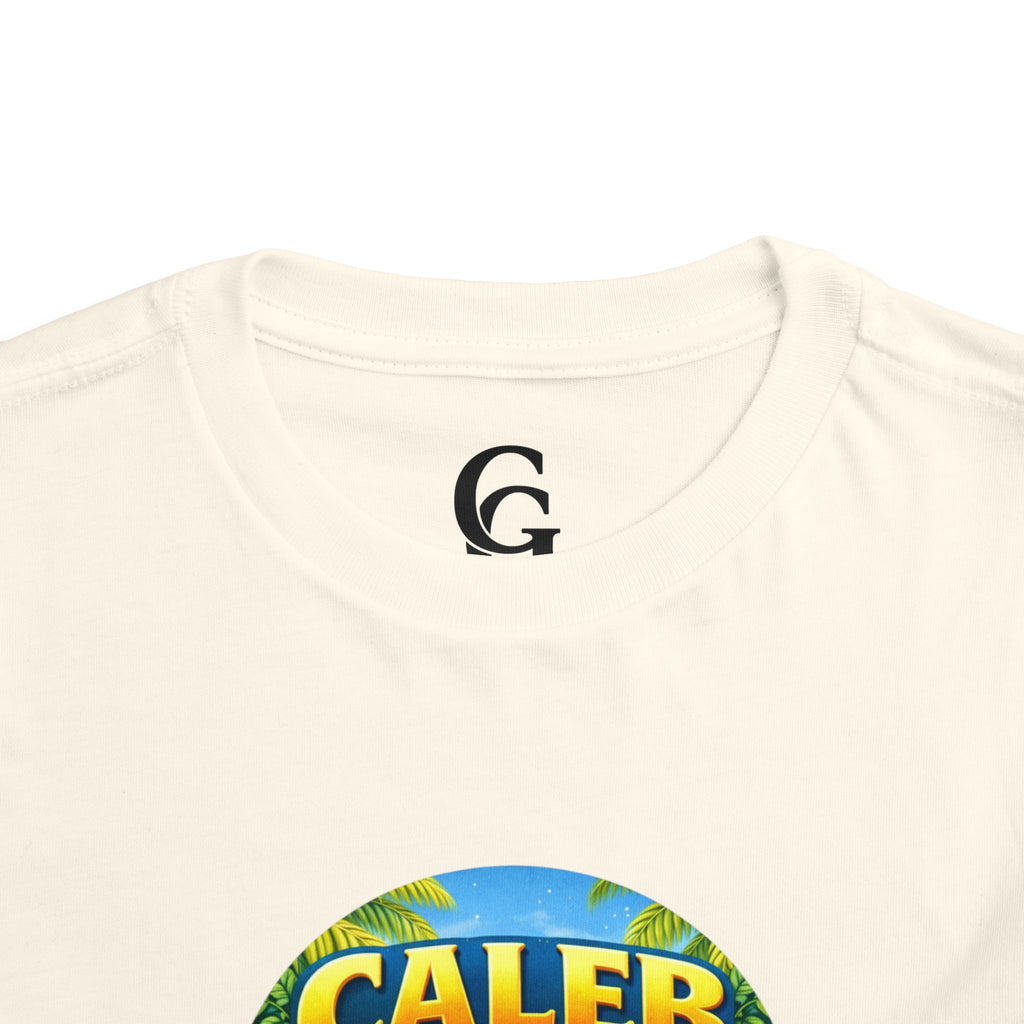 CHUBBA GEAR Caleb Chubba Life Toddler Tee — Cute Surfing Tiger Kids Shirt