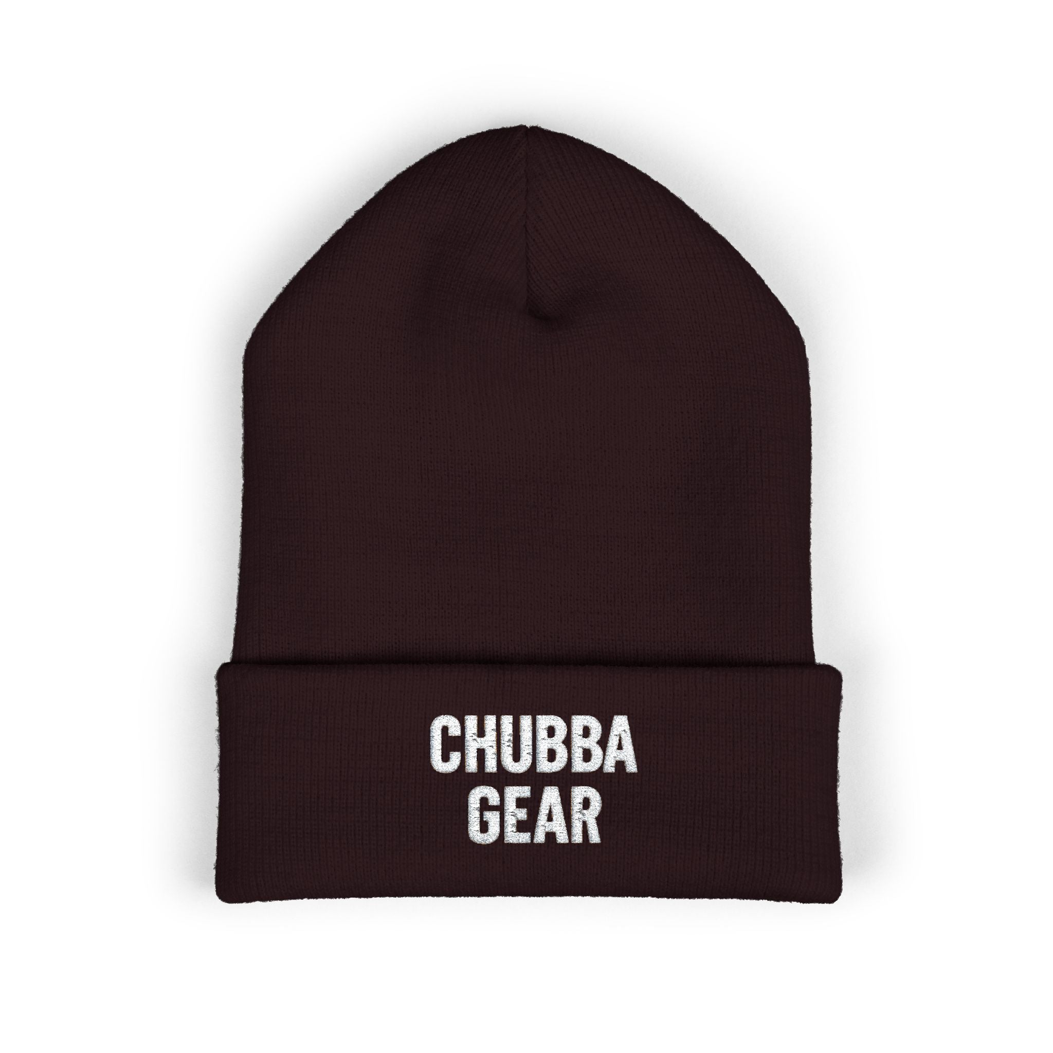 CHUBBA GEAR Embroidered Cuffed Beanie