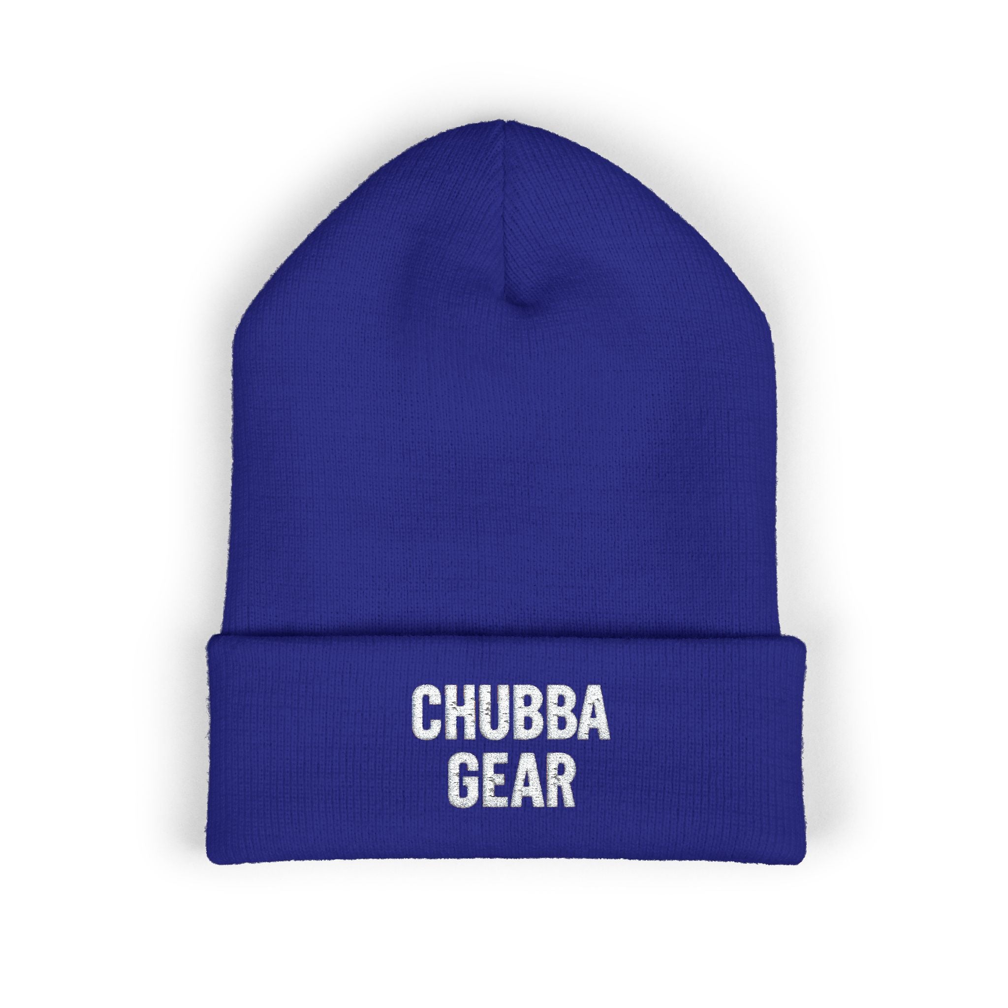 CHUBBA GEAR Embroidered Cuffed Beanie