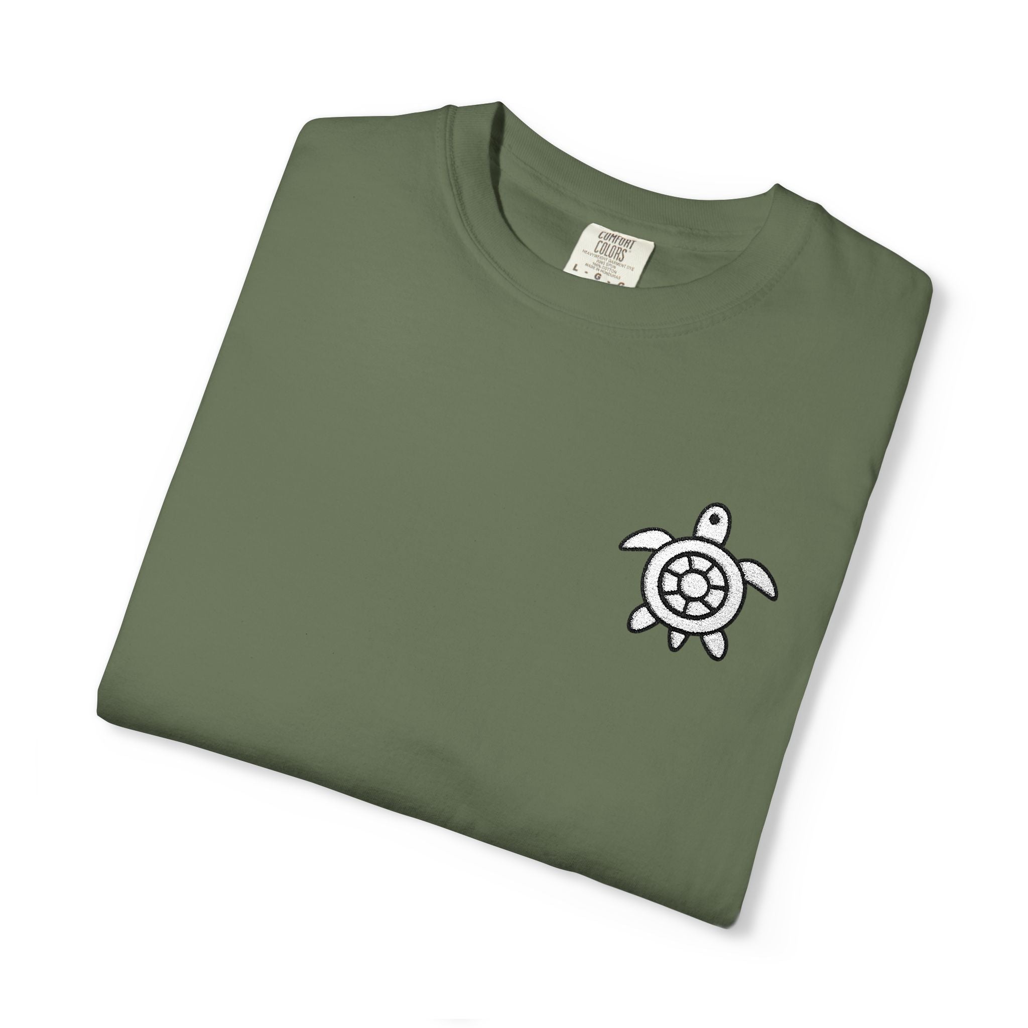 CHUBBA GEAR® Embroidered Turtle Logo Heavyweight T-Shirt