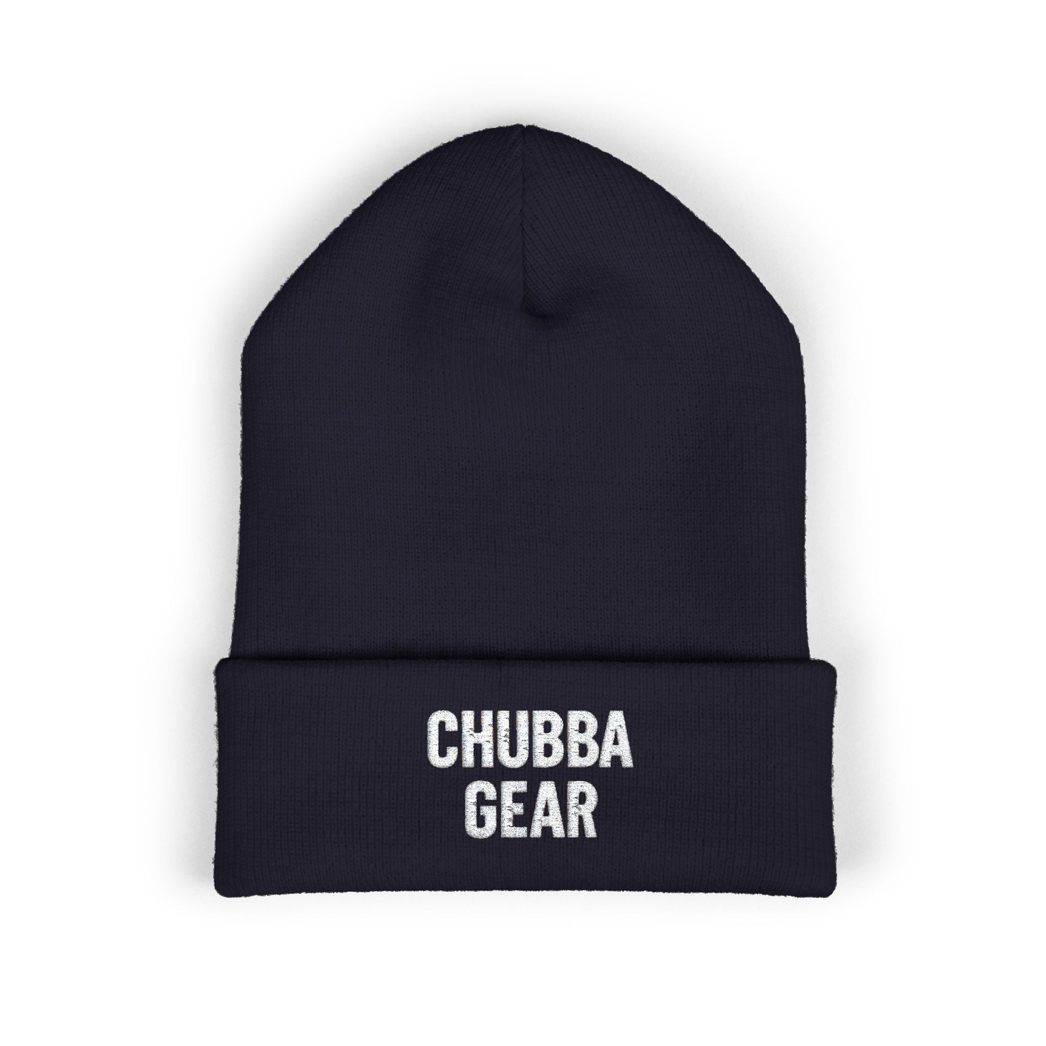 CHUBBA GEAR Embroidered Cuffed Beanie