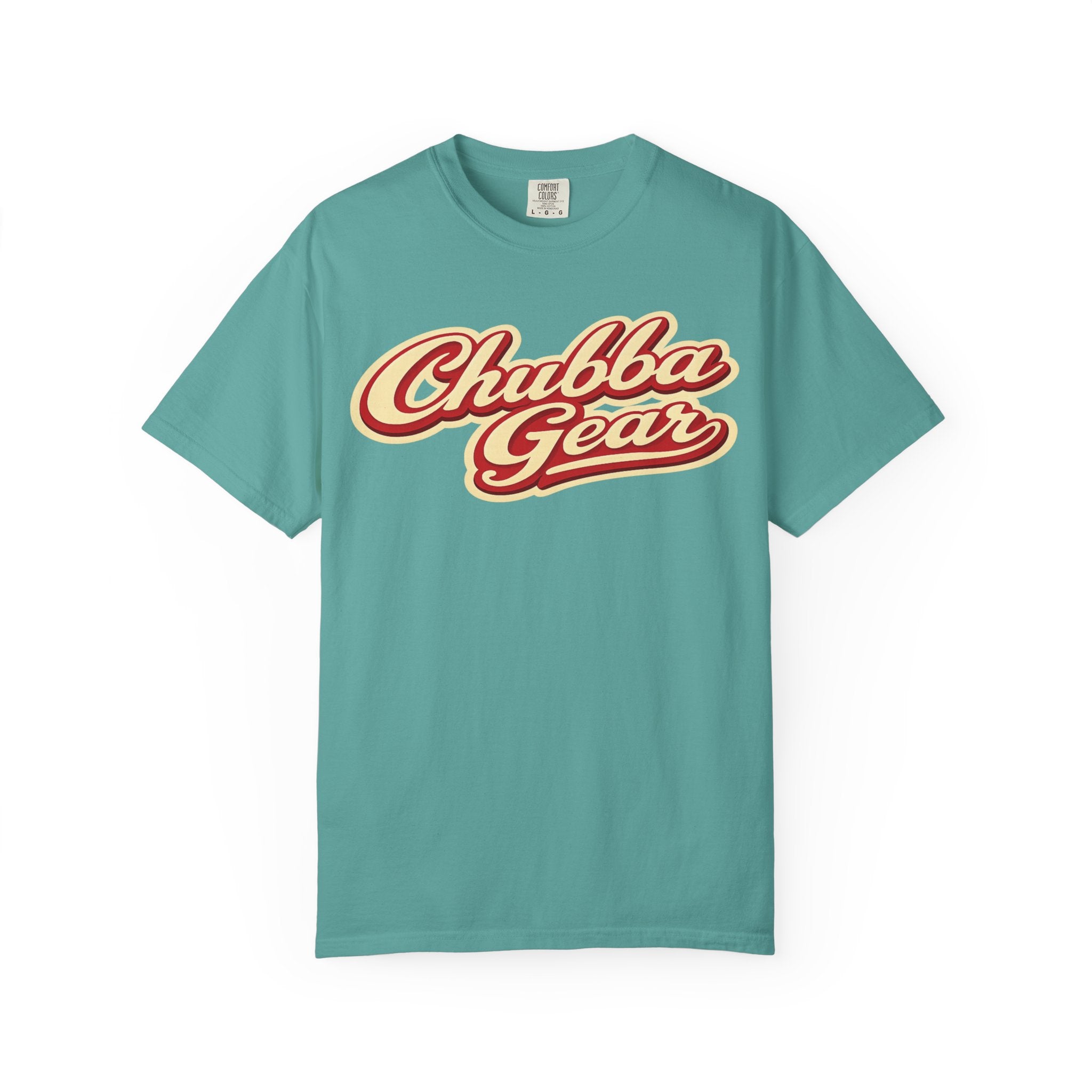 CHUBBA GEAR Vintage Beach T-Shirt – Retro Surf Graphic Tee with 60s Tropical Art