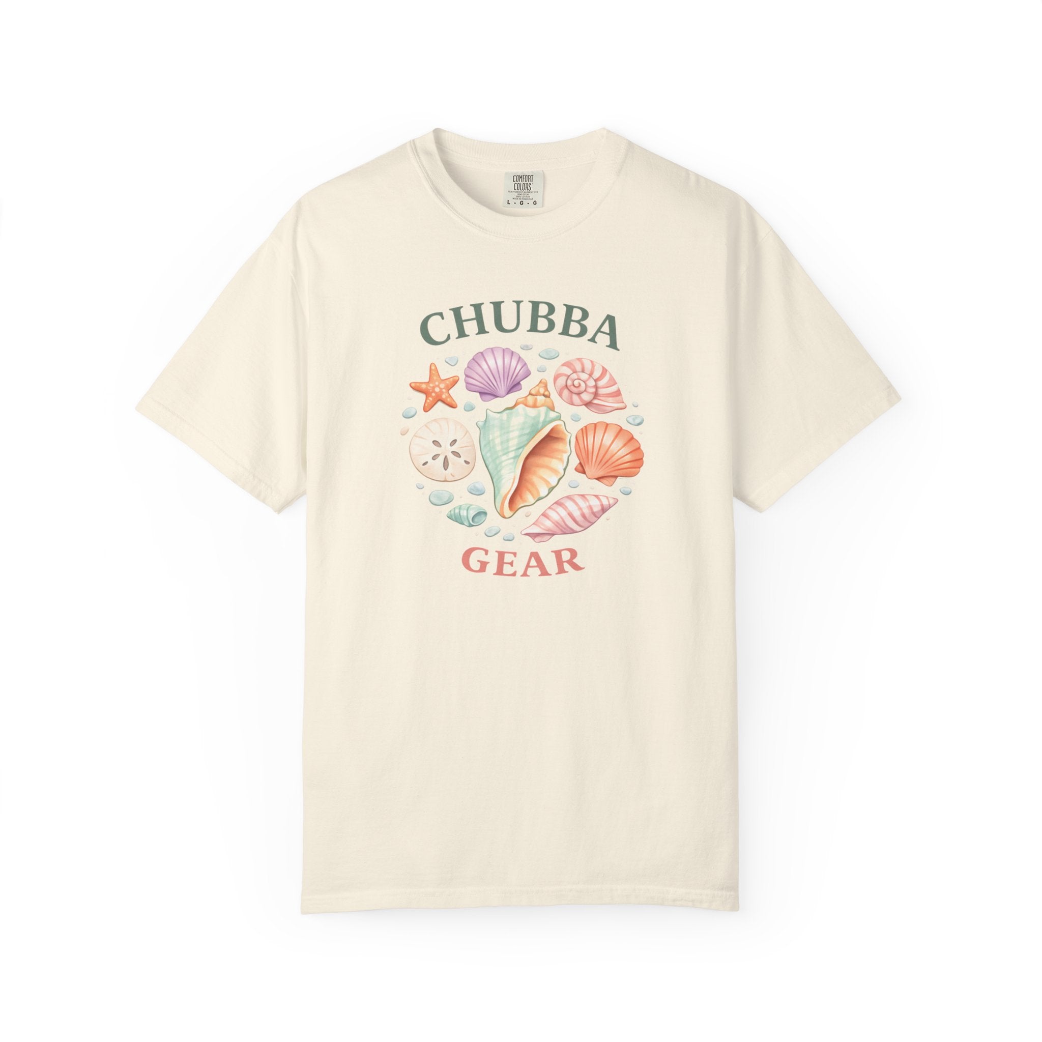 CHUBBA GEAR Coastal Seashell Circle T-Shirt