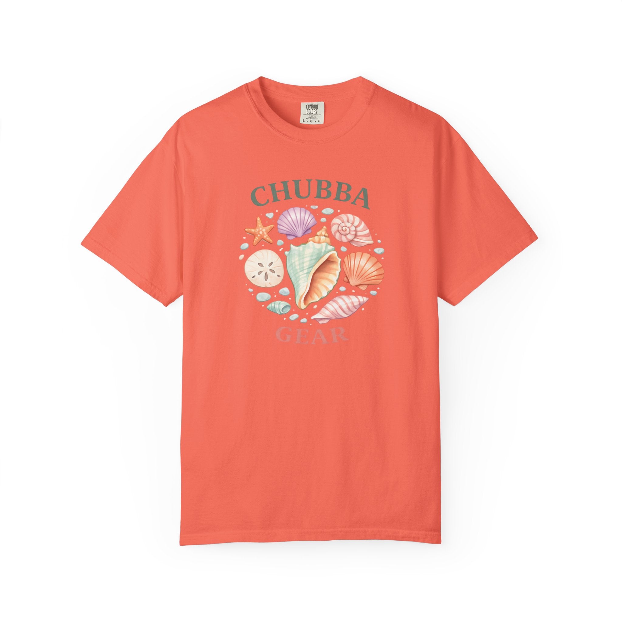 CHUBBA GEAR Coastal Seashell Circle T-Shirt