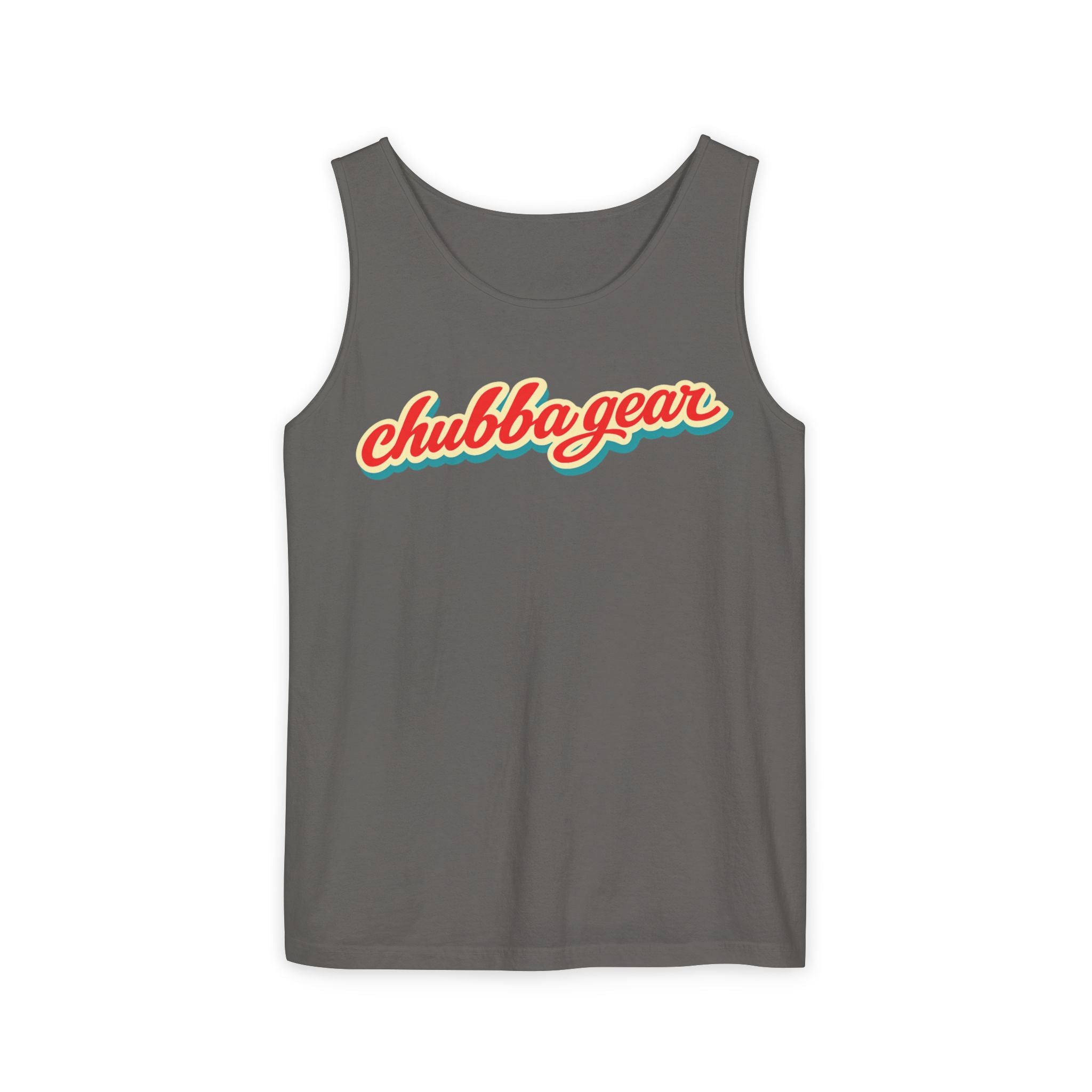 Chubba Gear Vintage Hawaiian Tank Top – Retro Beach Surf Graphic