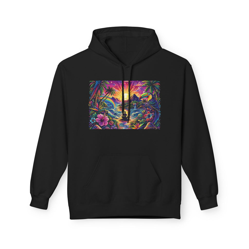 CHUBBA GEAR Tropical Sunset Hoodie | Island Meditation Graphic