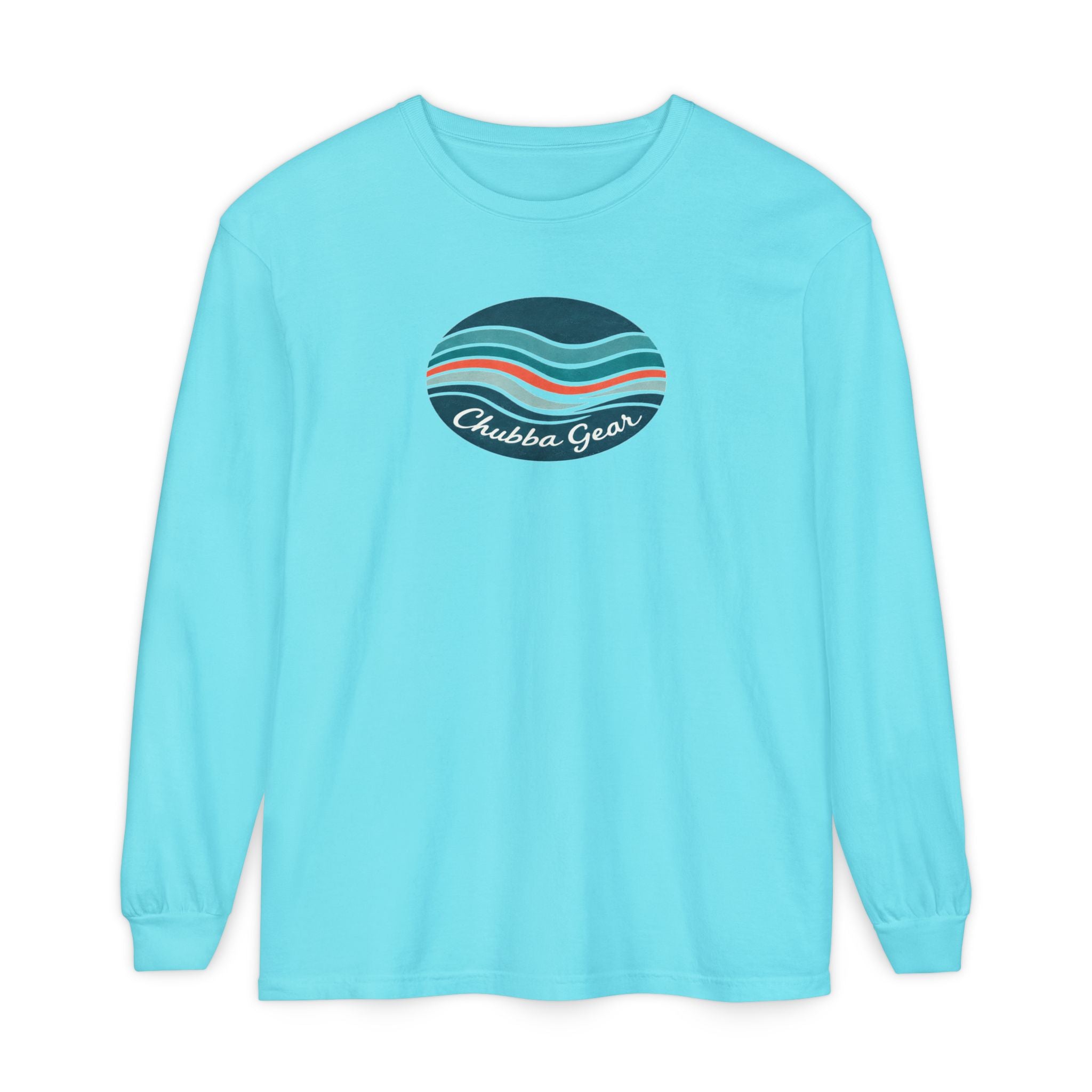 CHUBBA GEAR Retro Wave Long Sleeve T‑Shirt