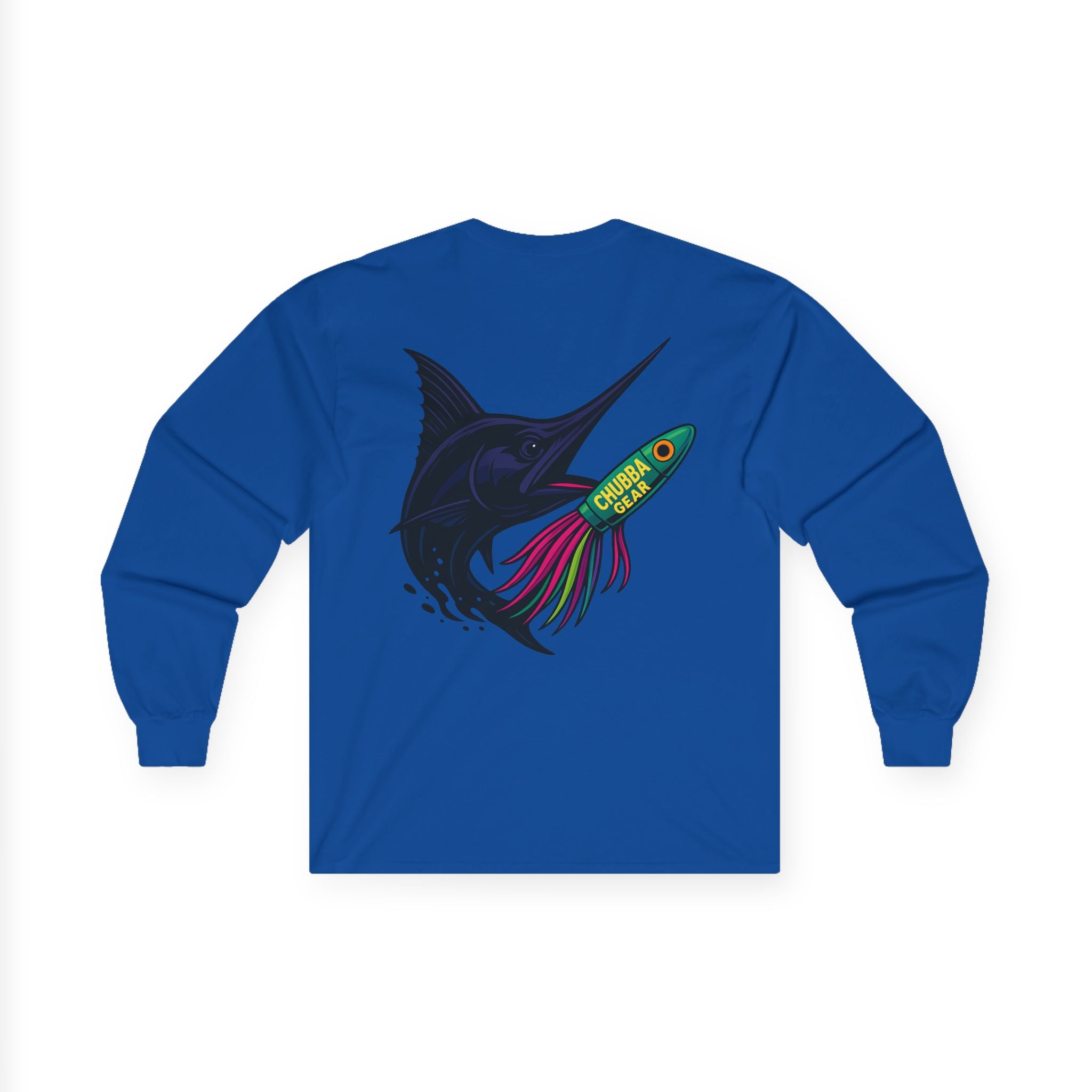 CHUBBA GEAR Long Sleeve T-Shirt – Marlin & Squid Surf Logo