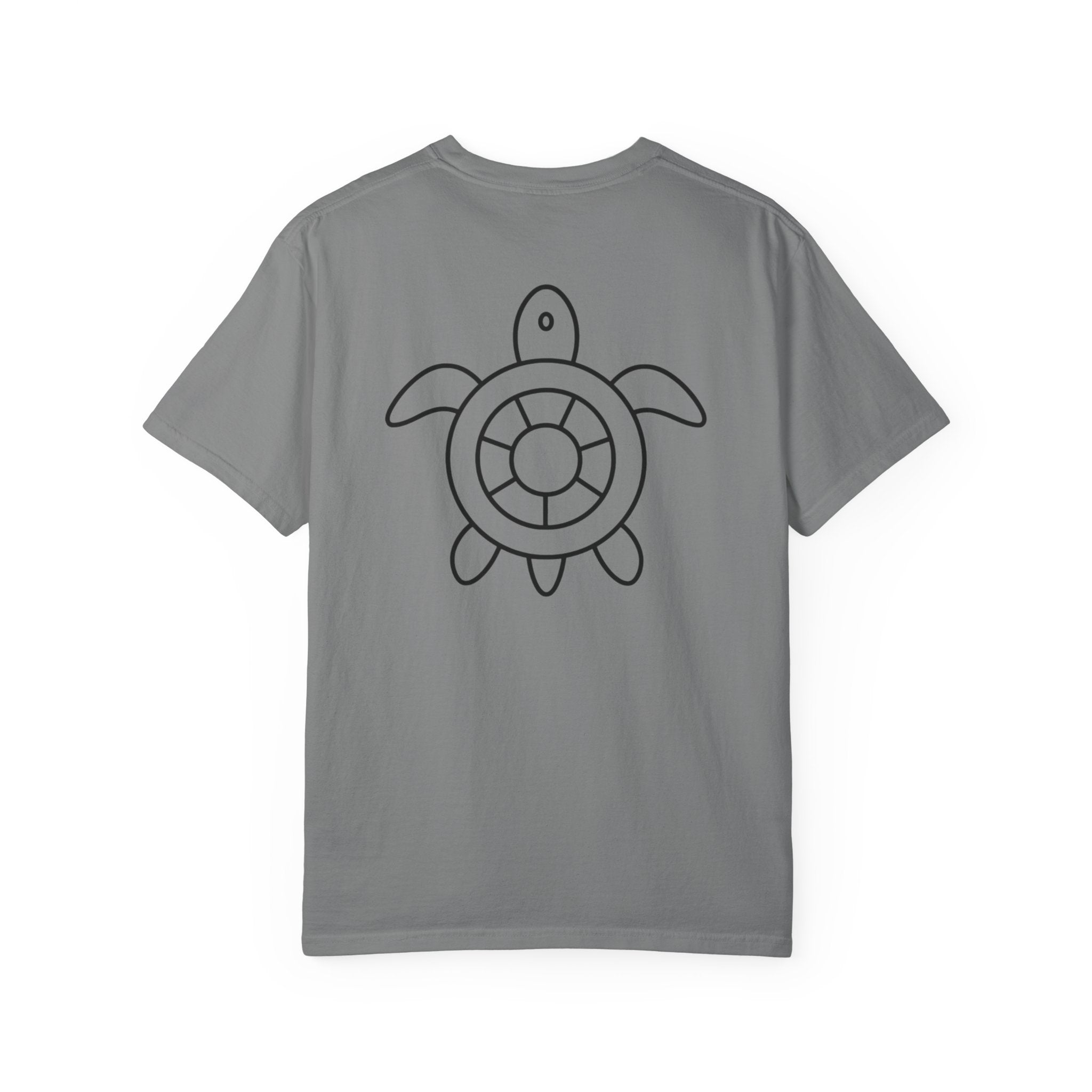 Chubba Gear Logo Tee — Minimal Turtle Back Graphic T-Shirt