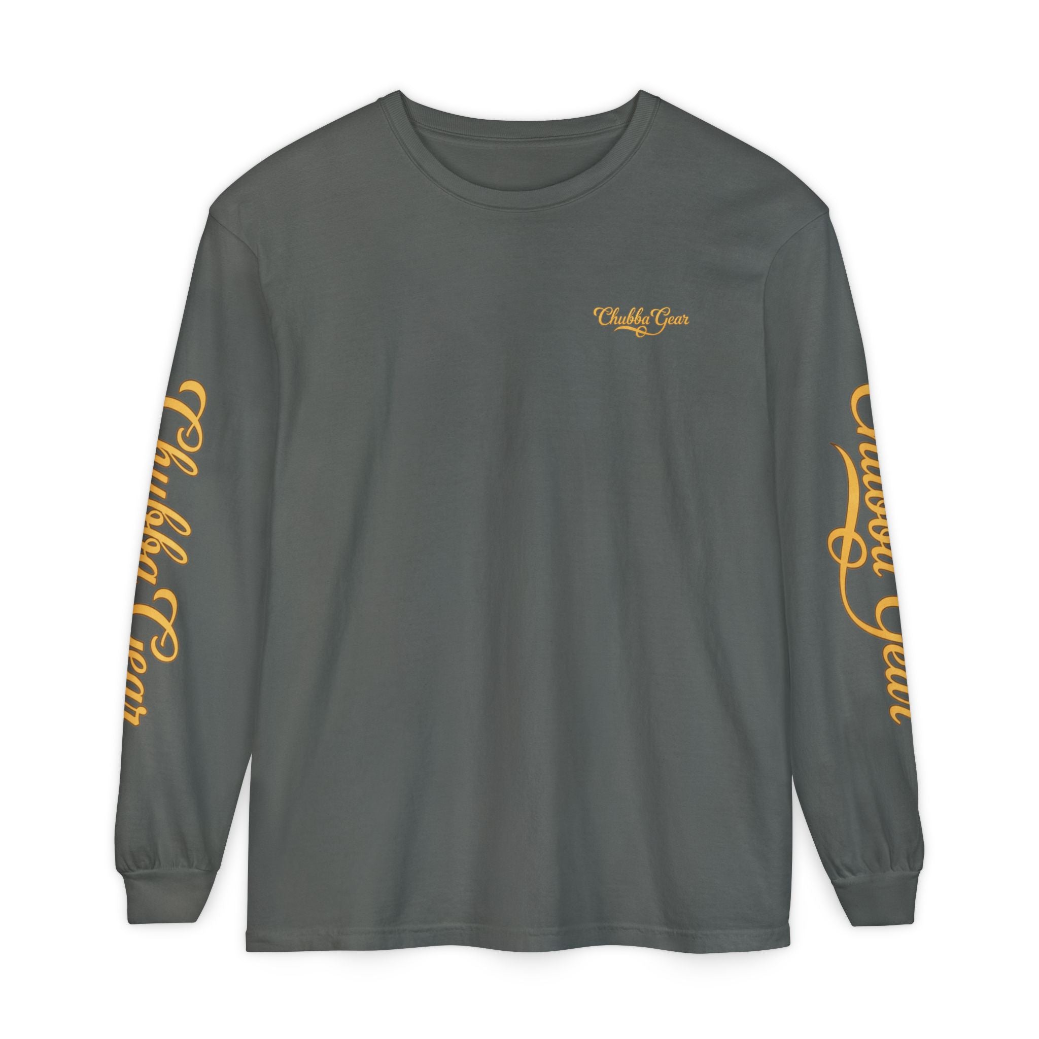 Chubba Gear Sunset Manta Ray Garment-Dyed Long Sleeve Tee