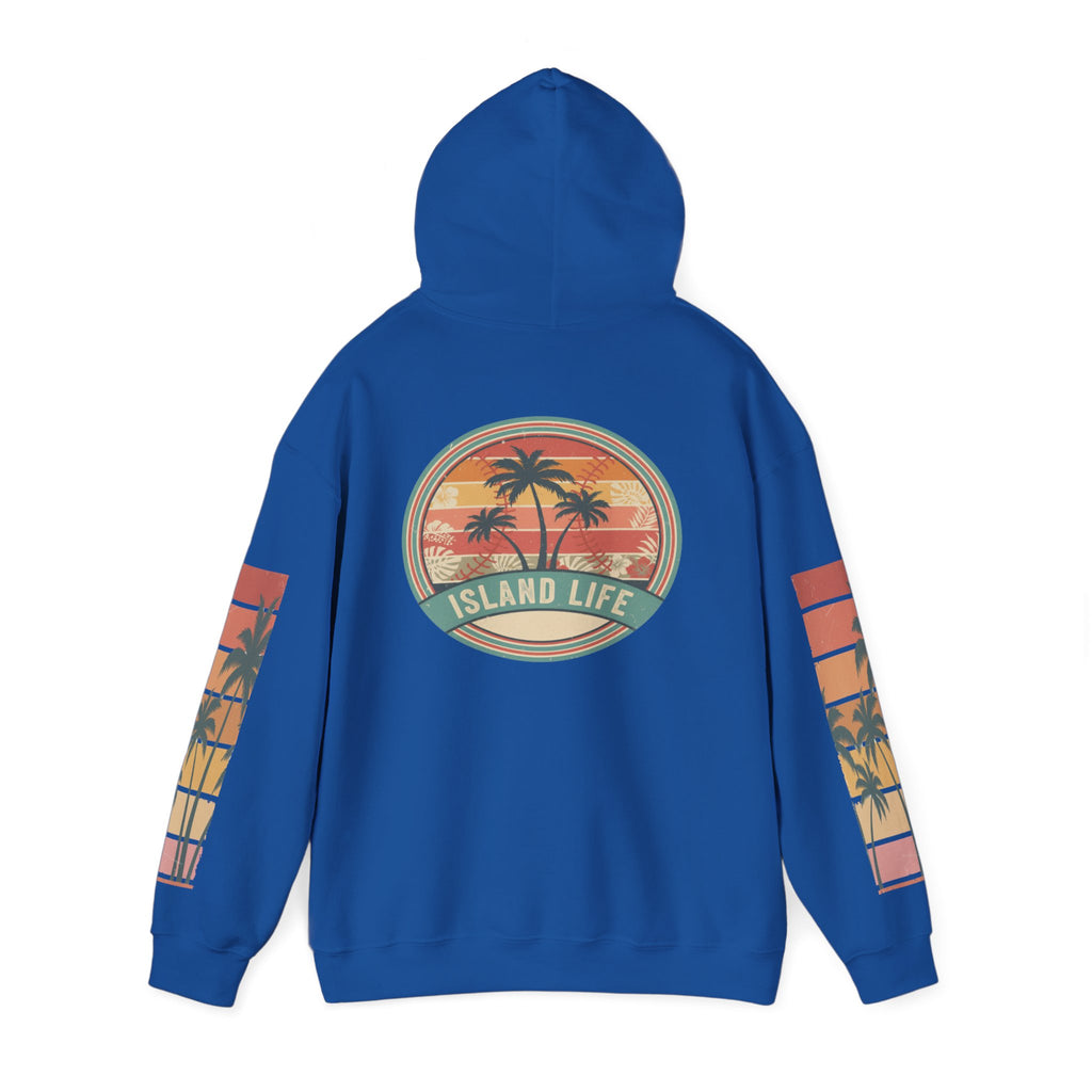 Chubba Gear Island Life Hoodie — Palm Tree Sunset Pullover