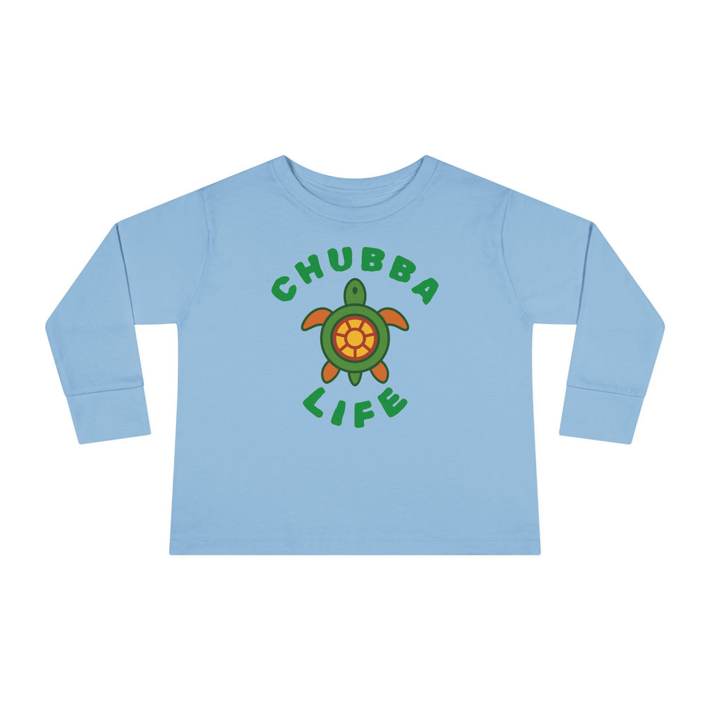 CHUBBA GEAR Toddler Long Sleeve Tee | Chubba Life Turtle Graphic