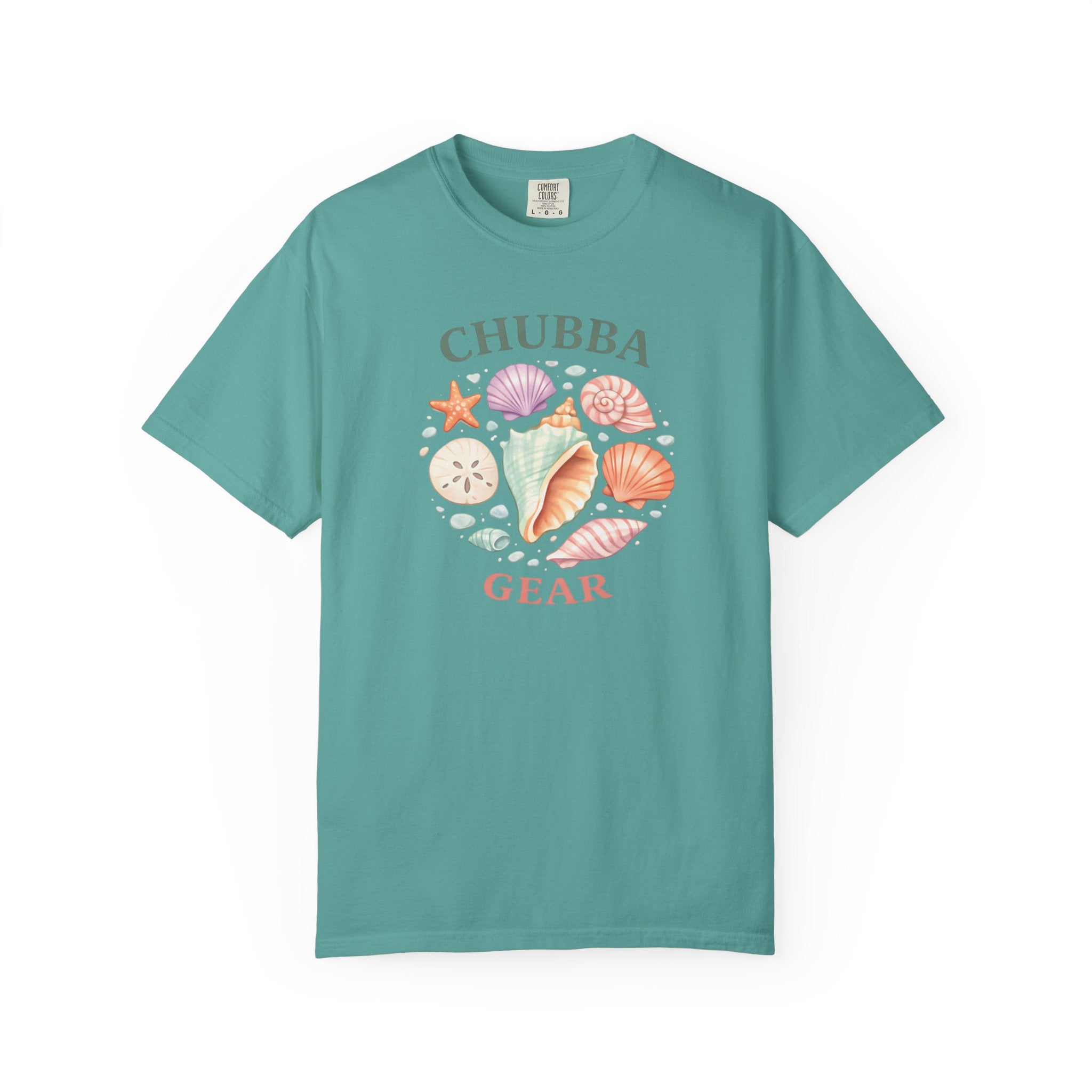 CHUBBA GEAR Coastal Seashell Circle T-Shirt