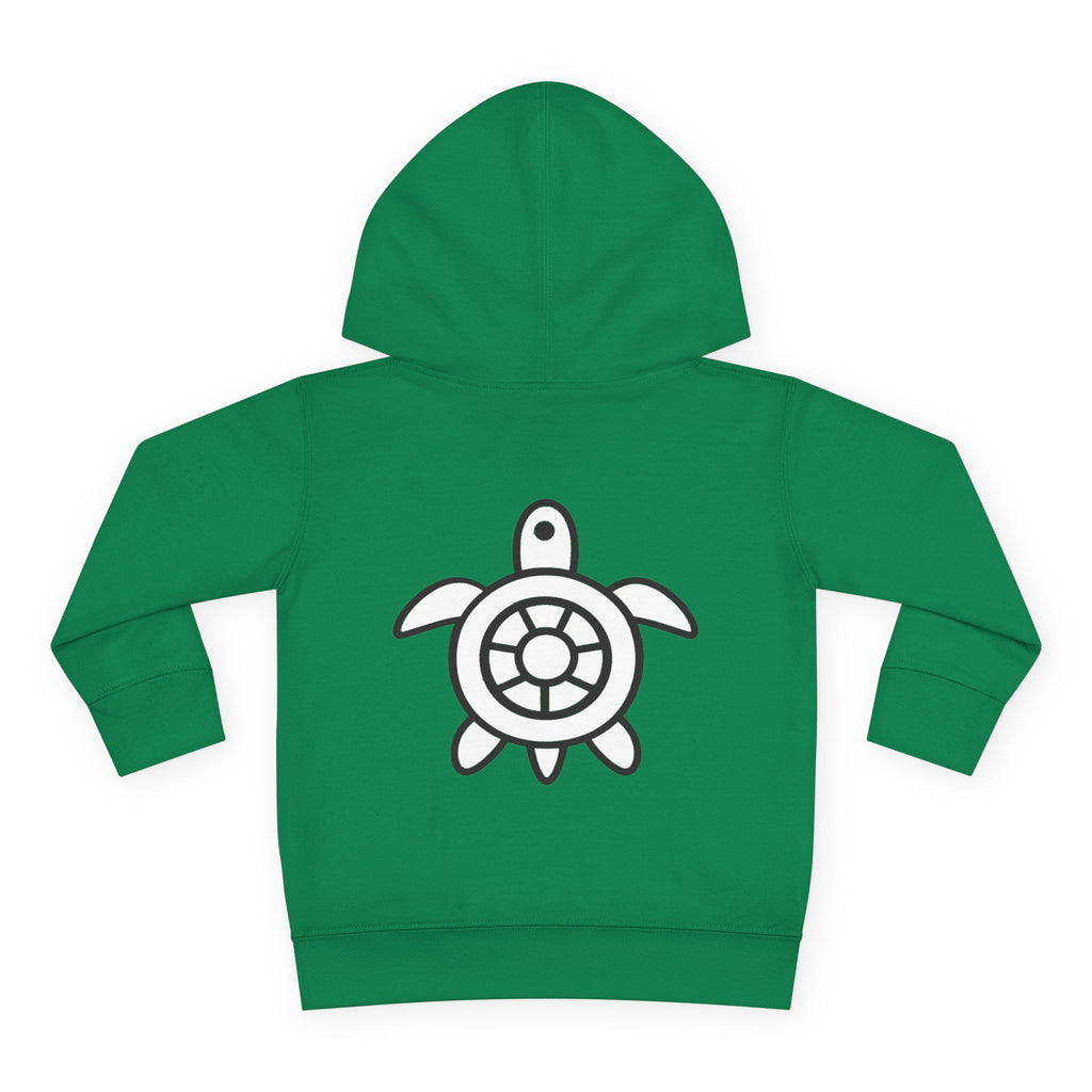 CHUBBA GEAR Toddler Hoodie | CG Monogram & Turtle Back