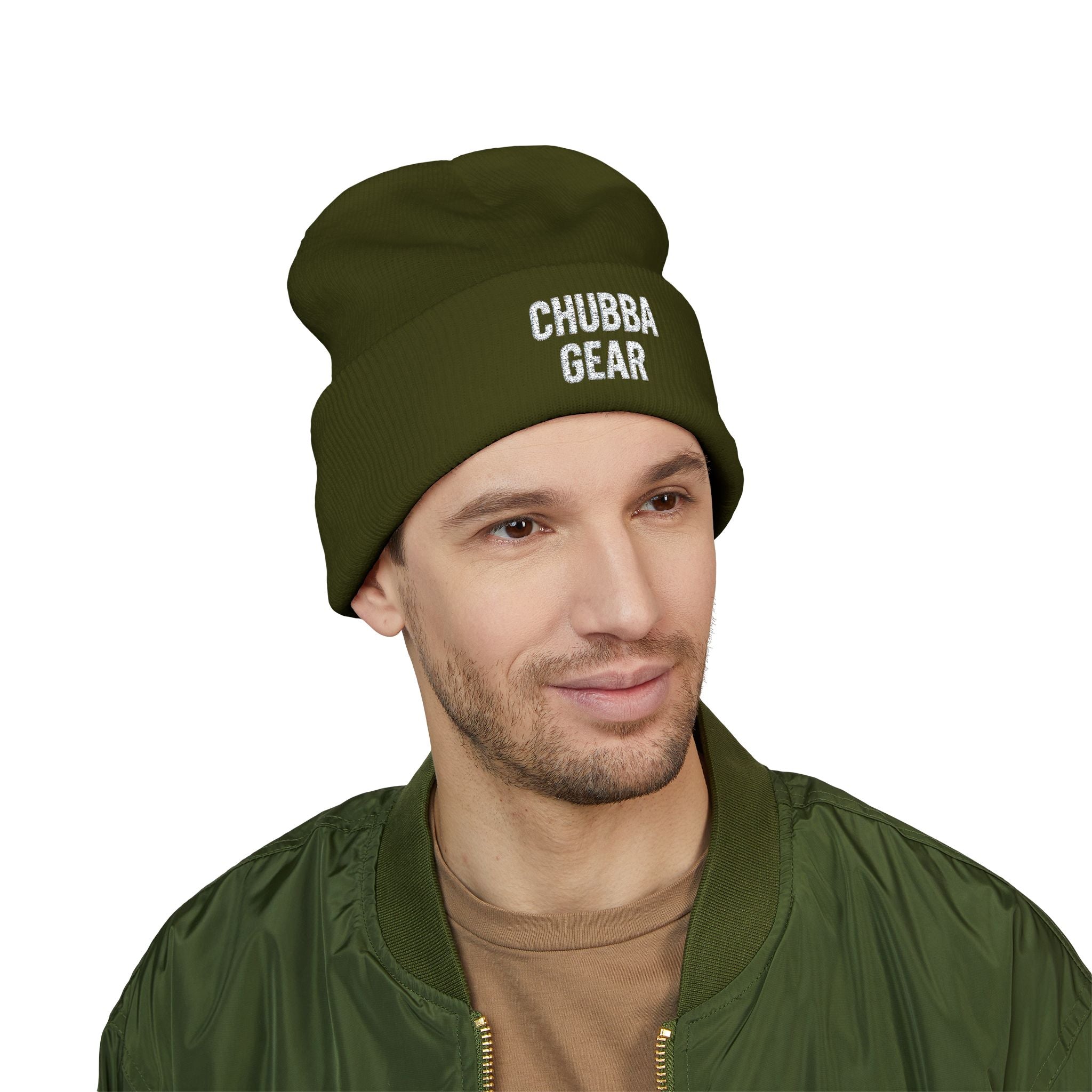CHUBBA GEAR Embroidered Cuffed Beanie