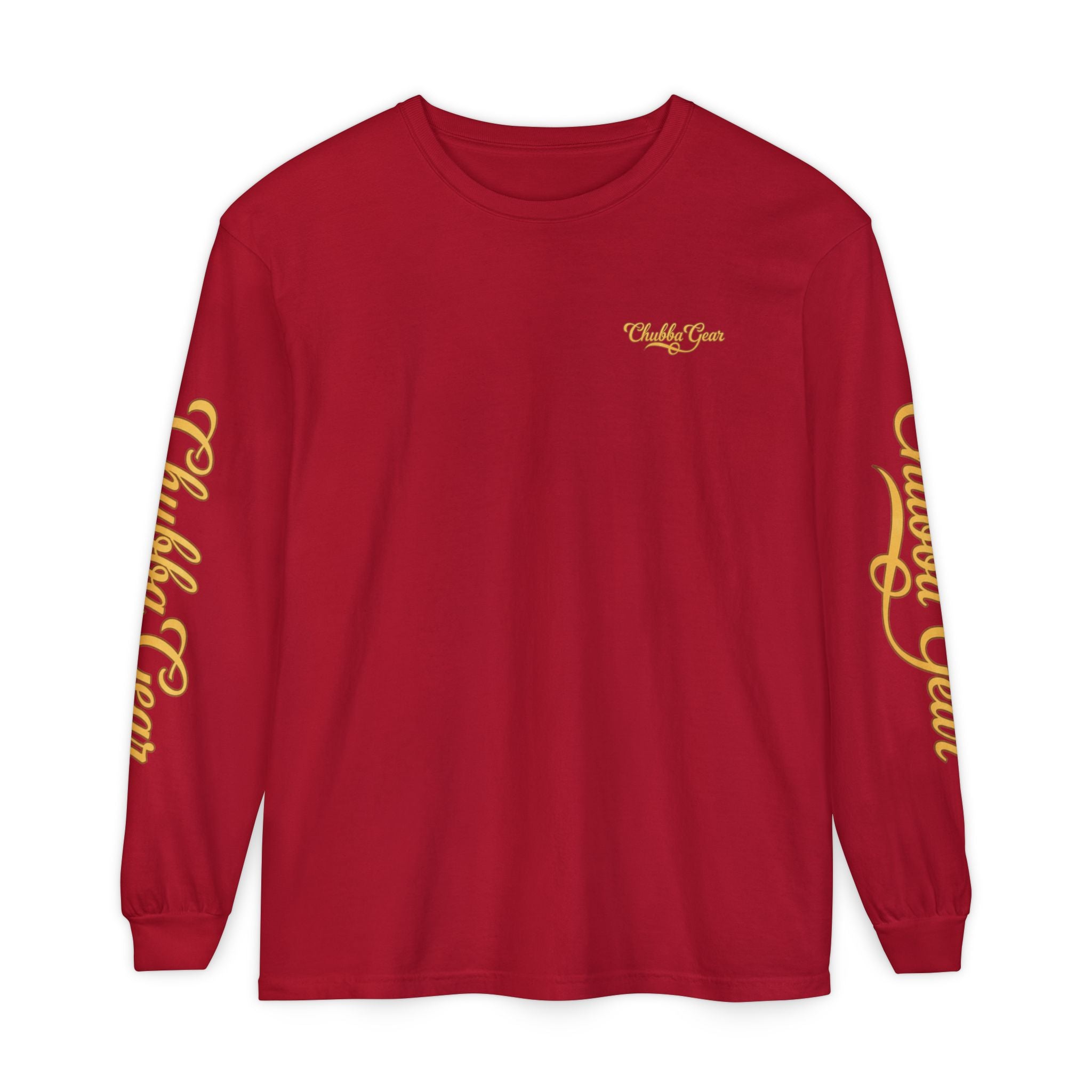 Chubba Gear Sunset Manta Ray Garment-Dyed Long Sleeve Tee