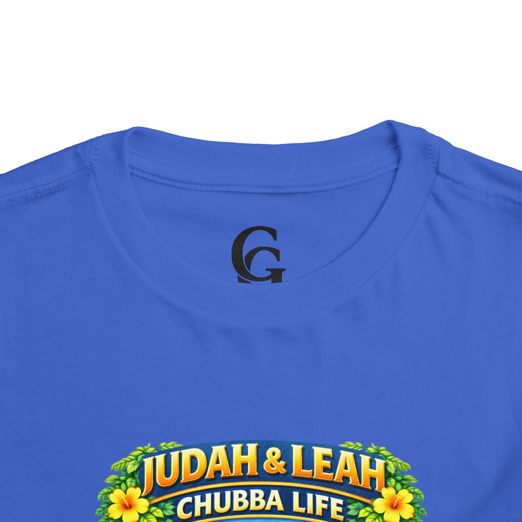 CHUBBA GEAR Toddler Tee - "Judah & Leah Chubba Life" Cute Matching lion cubs Graphic Shirt