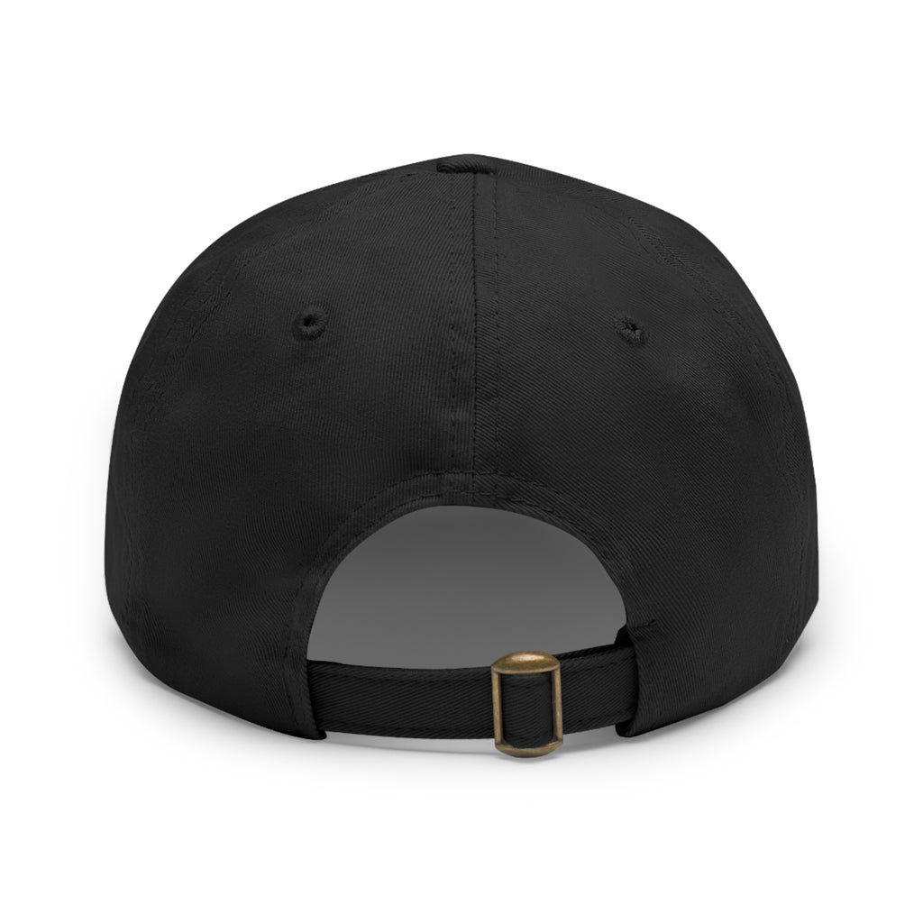 Chubba Gear Leather Patch Dad Hat — Classic Retro Logo Cap