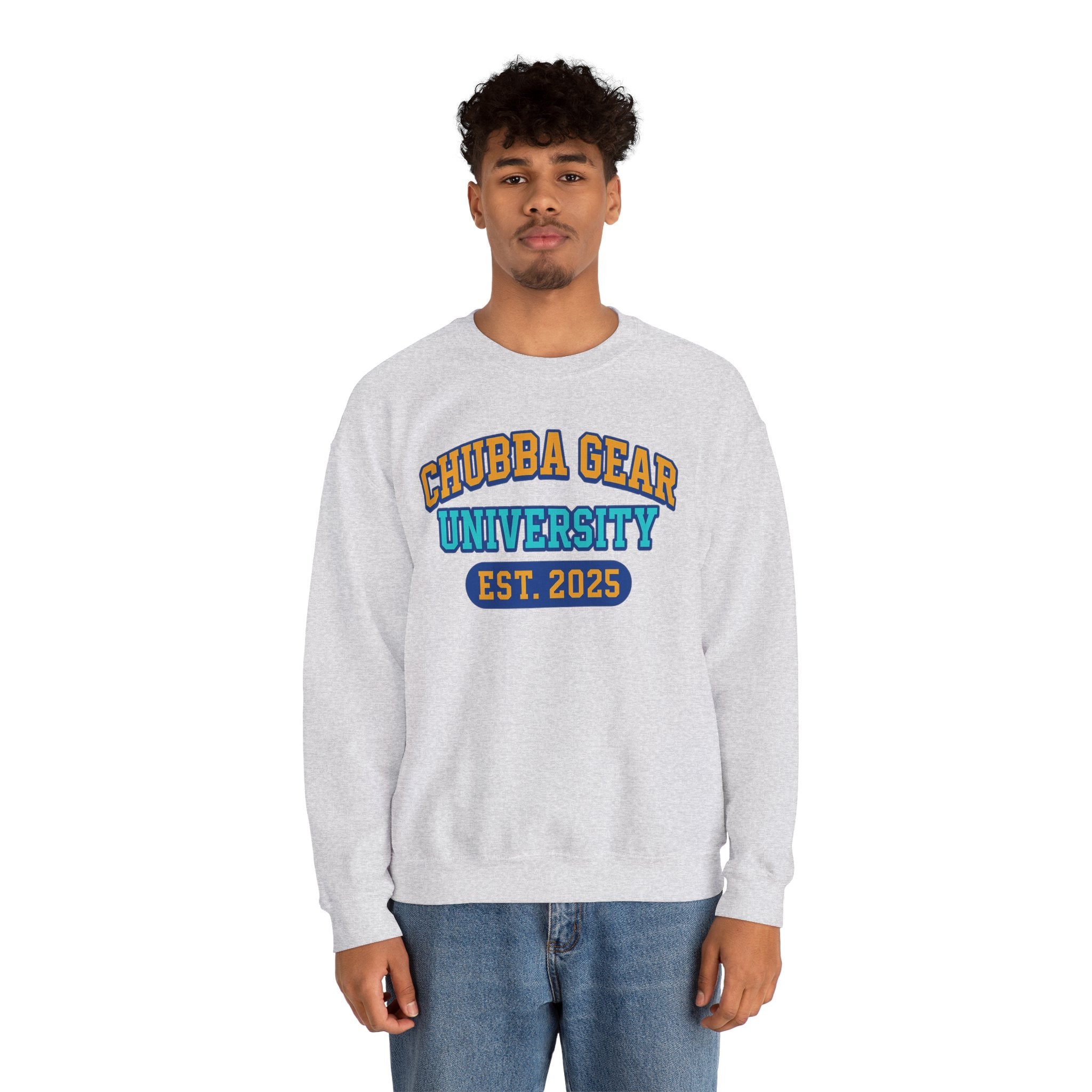 CHUBBA GEAR Collegiate Crewneck Sweatshirt