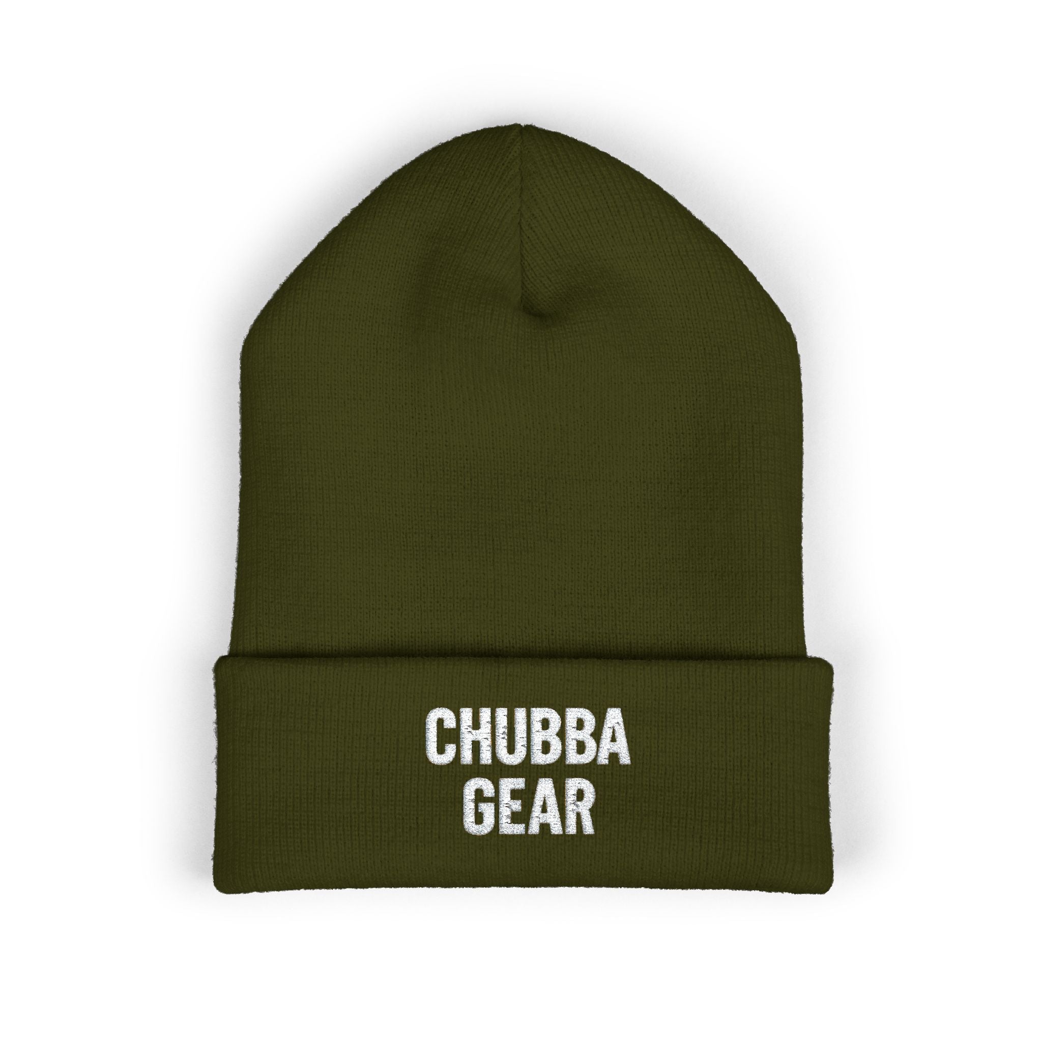 CHUBBA GEAR Embroidered Cuffed Beanie
