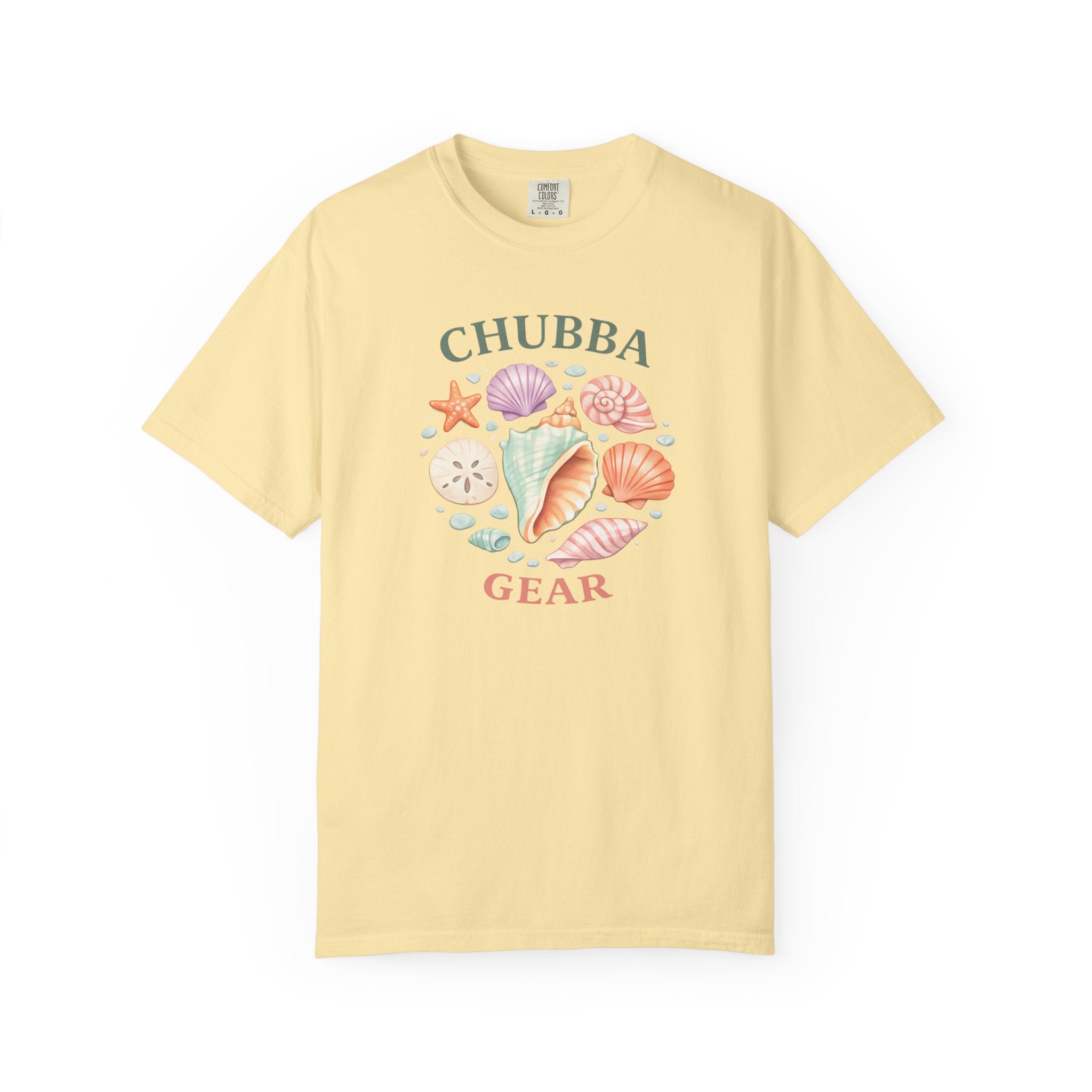 CHUBBA GEAR Coastal Seashell Circle T-Shirt