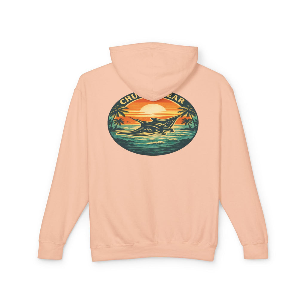 Chubba Gear Manta Ray Coastal Sunset Hoodie