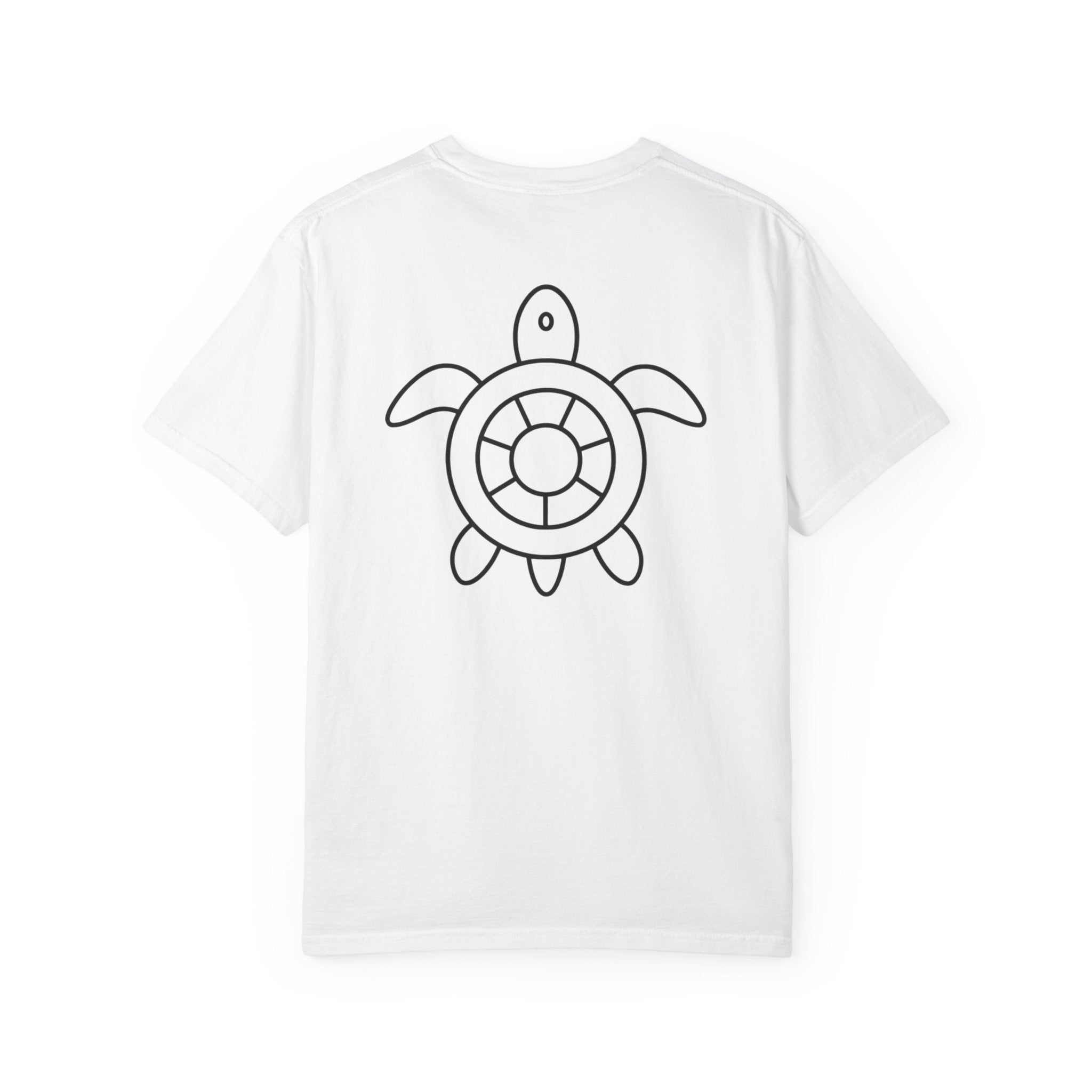 Chubba Gear Logo Tee — Minimal Turtle Back Graphic T-Shirt