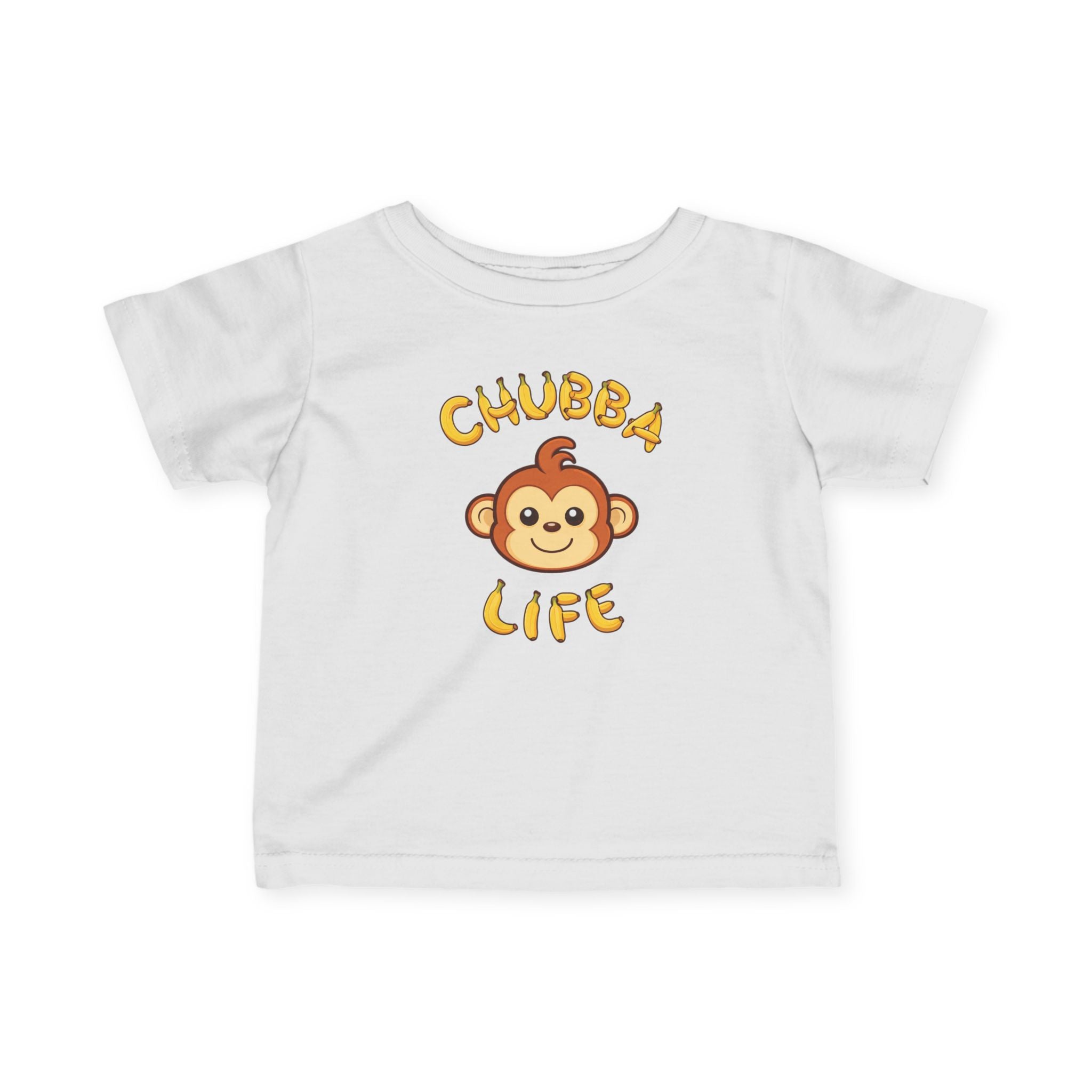 CHUBBA GEAR Infant T-Shirt — Chubba Life Monkey Graphic Tee