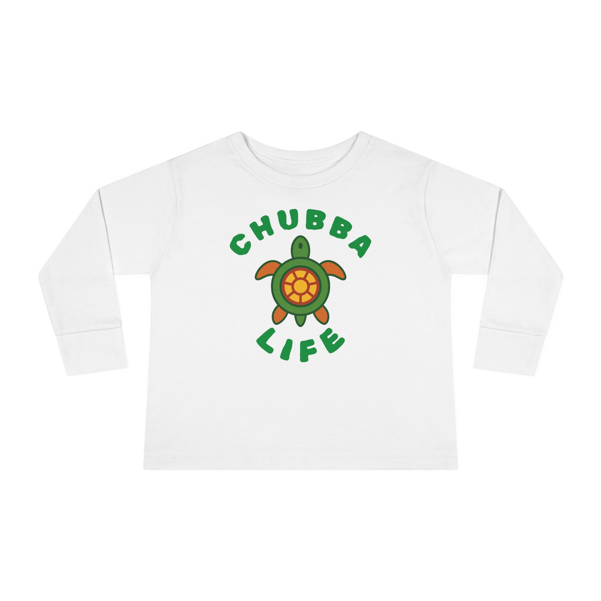 CHUBBA GEAR Toddler Long Sleeve Tee | Chubba Life Turtle Graphic