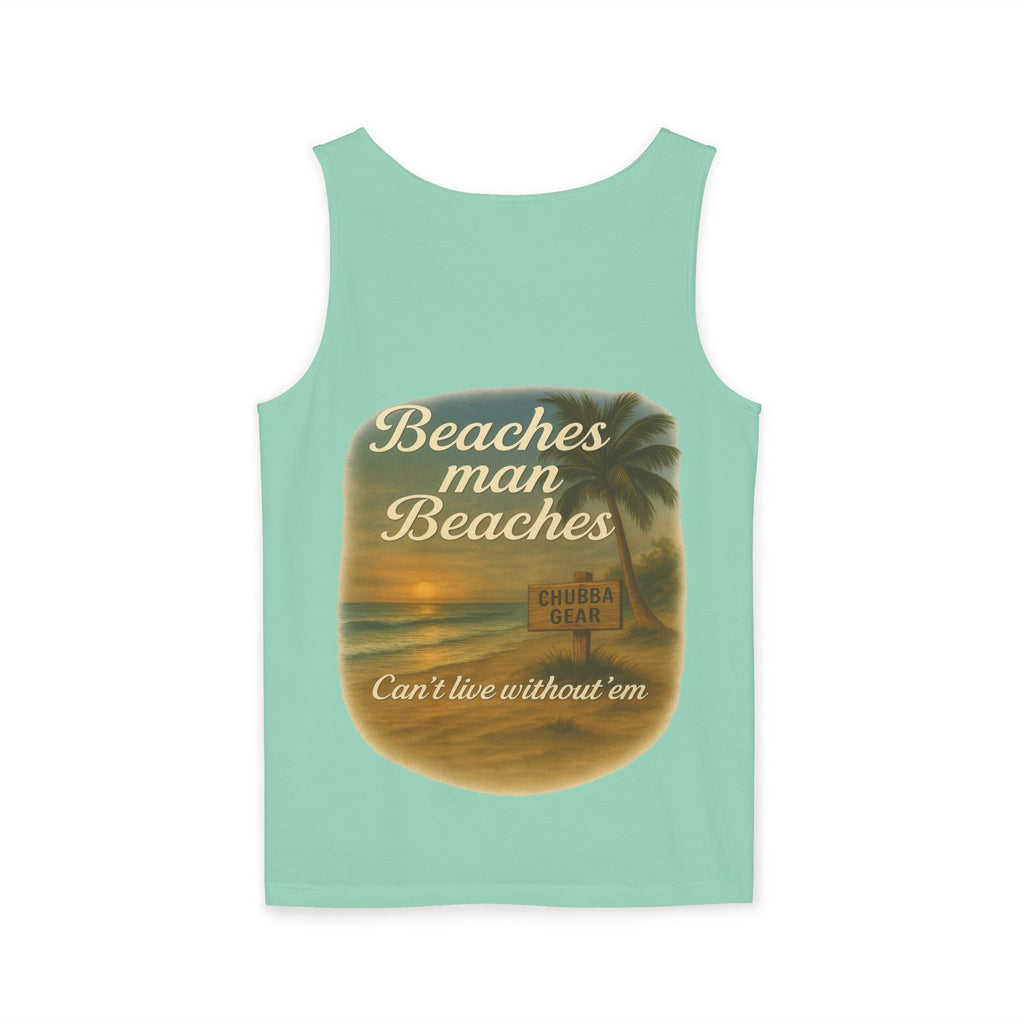 CHUBBA GEAR Beaches Man Beaches Garment-Dyed Tank Top