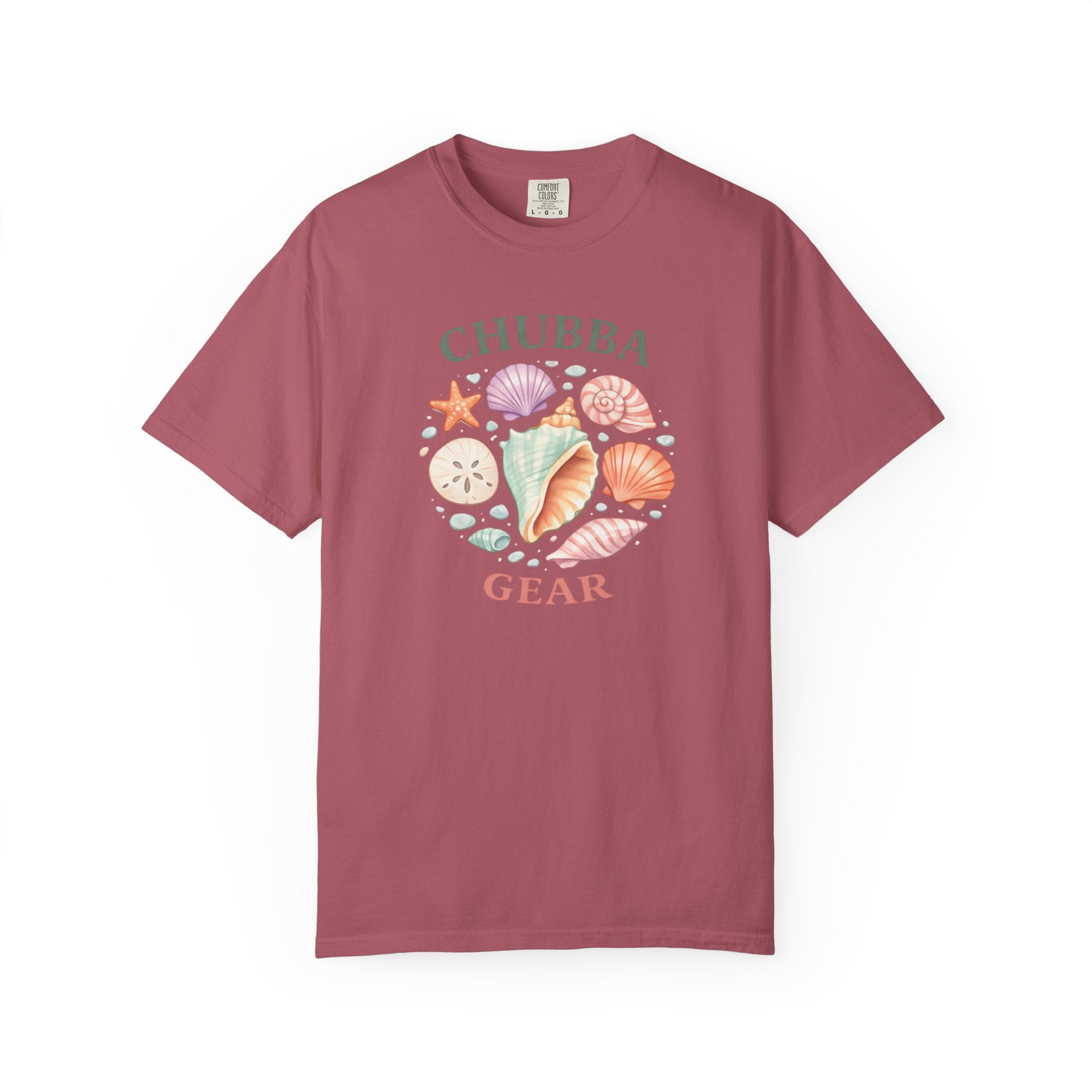 CHUBBA GEAR Coastal Seashell Circle T-Shirt
