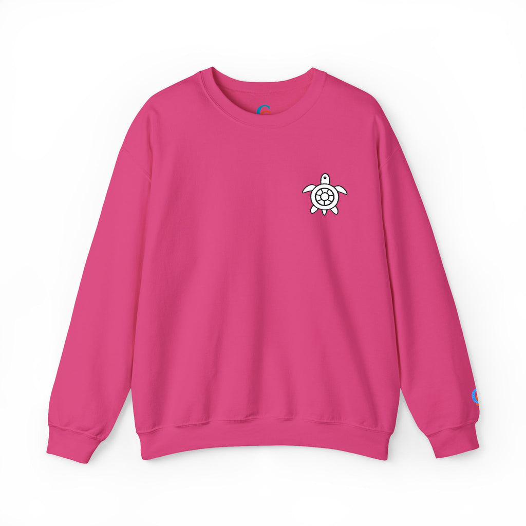 CHUBBA GEAR Sea Turtle Embroidered Crewneck Sweatshirt