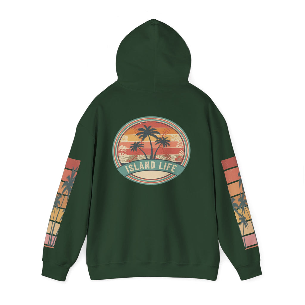 Chubba Gear Island Life Hoodie — Palm Tree Sunset Pullover
