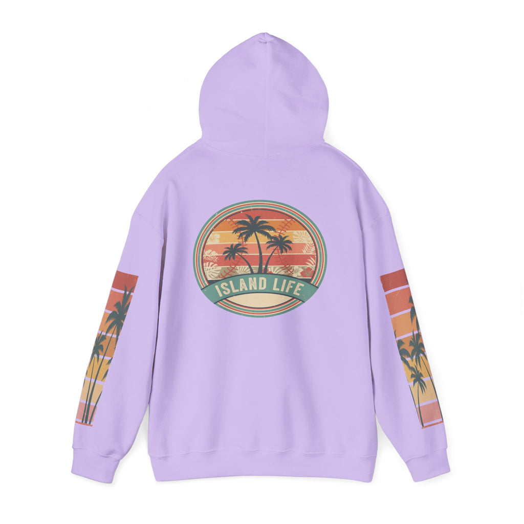 Chubba Gear Island Life Hoodie — Palm Tree Sunset Pullover