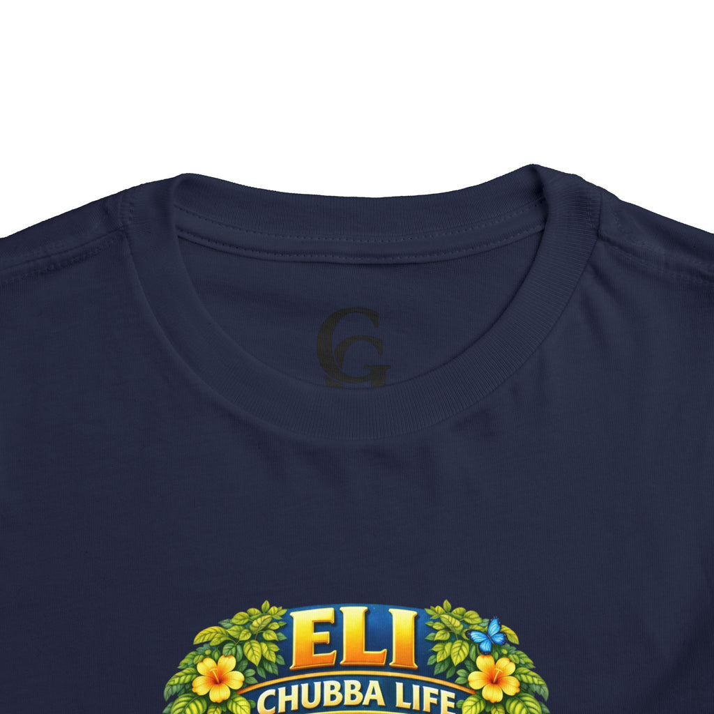 CHUBBA GEAR Eli Chubba Life Toddler Tee - Cute Giraffe Beach Shirt for Kids