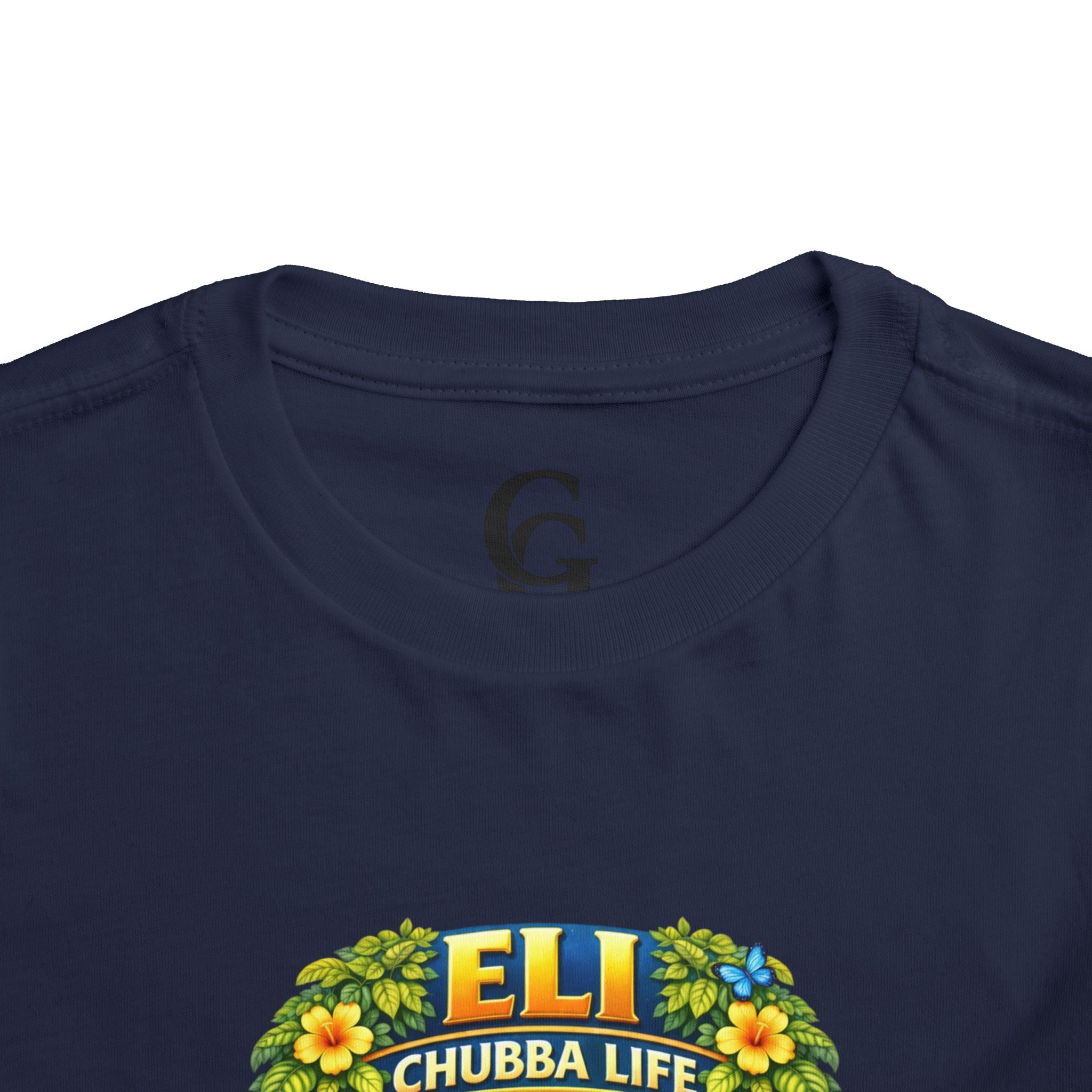 CHUBBA GEAR Eli Chubba Life Toddler Tee - Cute Giraffe Beach Shirt for Kids