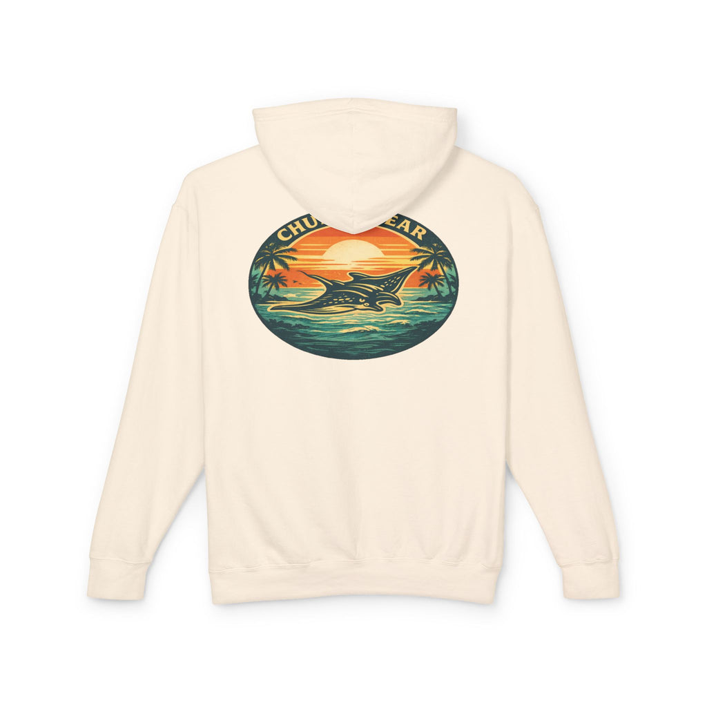 Chubba Gear Manta Ray Coastal Sunset Hoodie