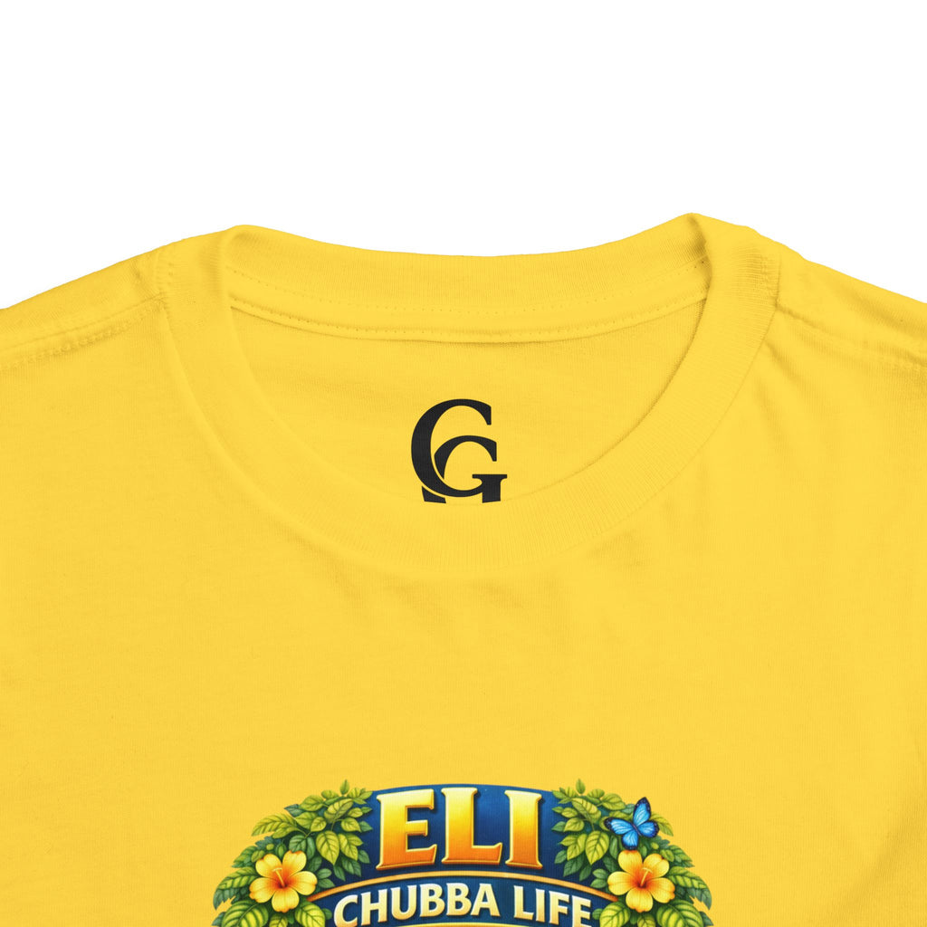 CHUBBA GEAR Eli Chubba Life Toddler Tee - Cute Giraffe Beach Shirt for Kids