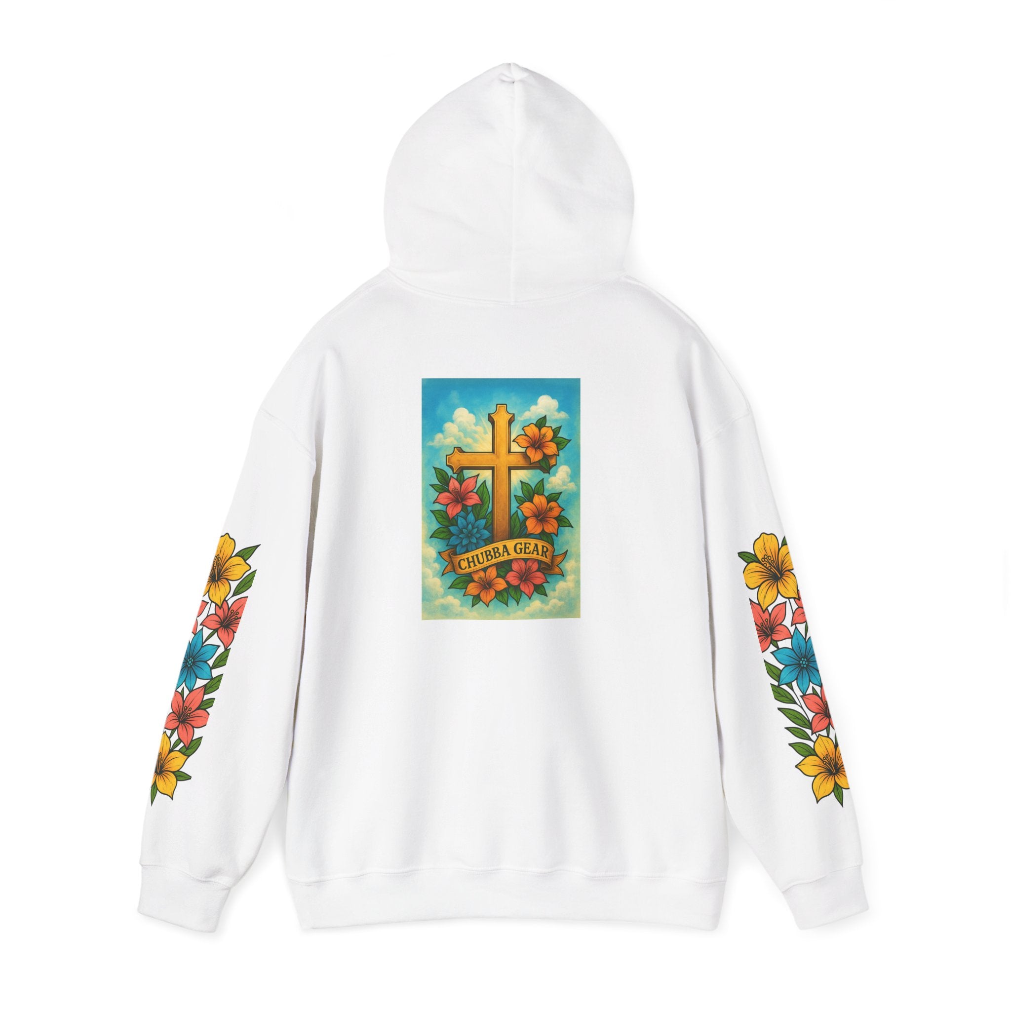 CHUBBA GEAR Gracias a Dios Hoodie - Religious Cross Design