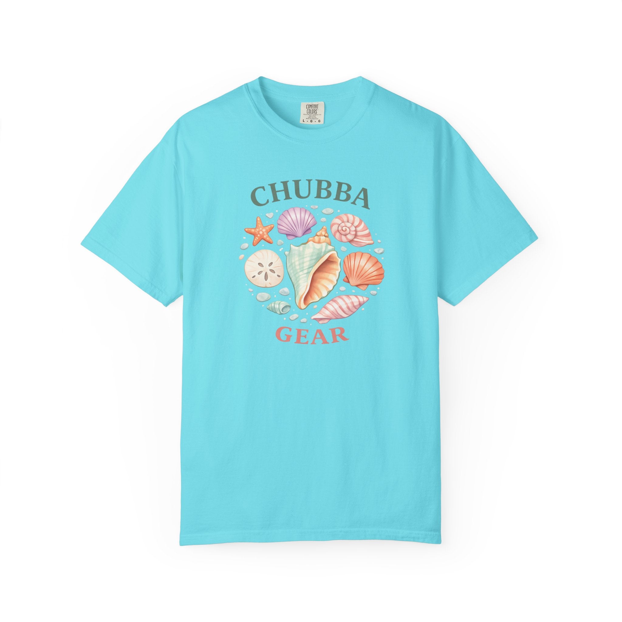 CHUBBA GEAR Coastal Seashell Circle T-Shirt