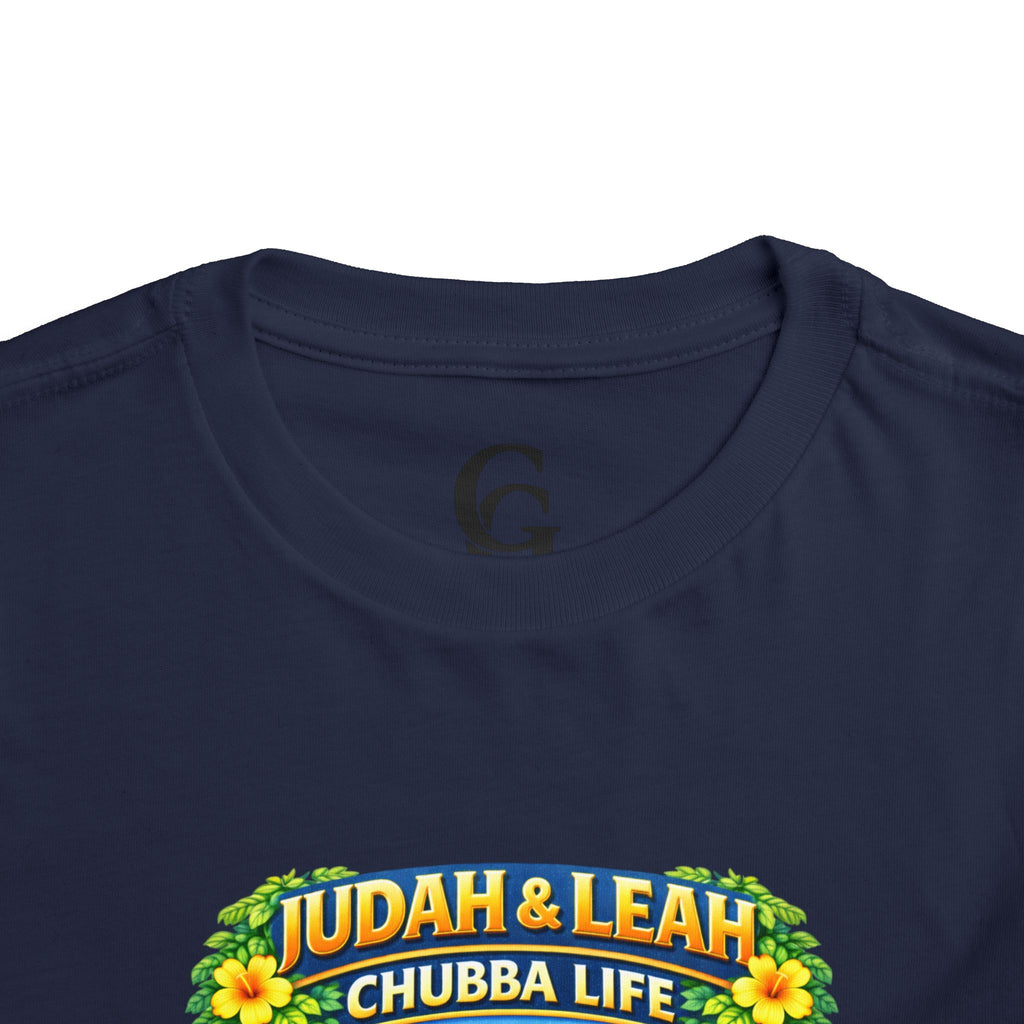 CHUBBA GEAR Toddler Tee - "Judah & Leah Chubba Life" Cute Matching lion cubs Graphic Shirt