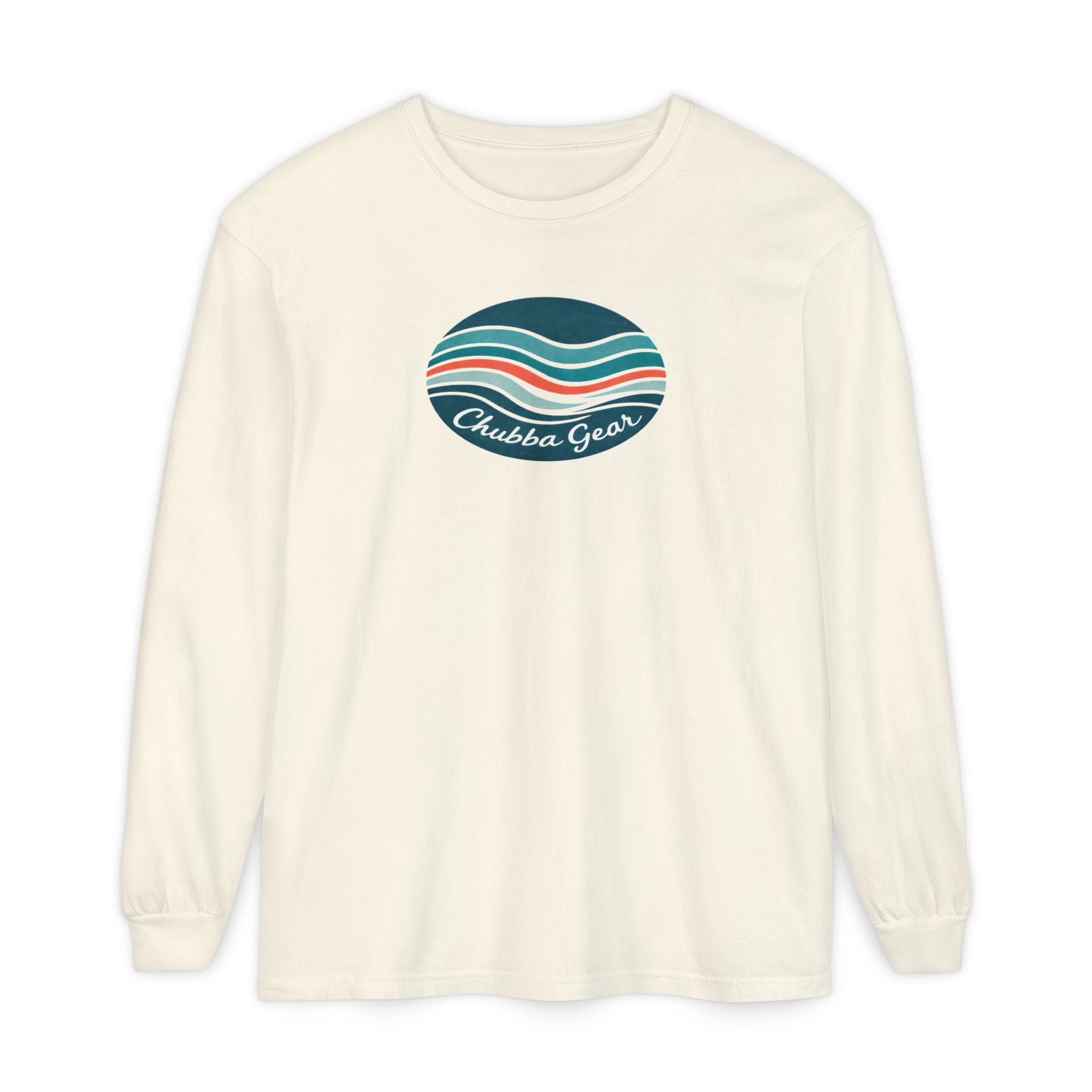 CHUBBA GEAR Retro Wave Long Sleeve T‑Shirt