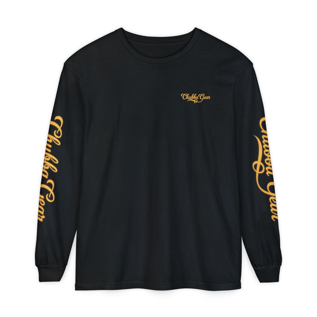 Chubba Gear Sunset Manta Ray Garment-Dyed Long Sleeve Tee