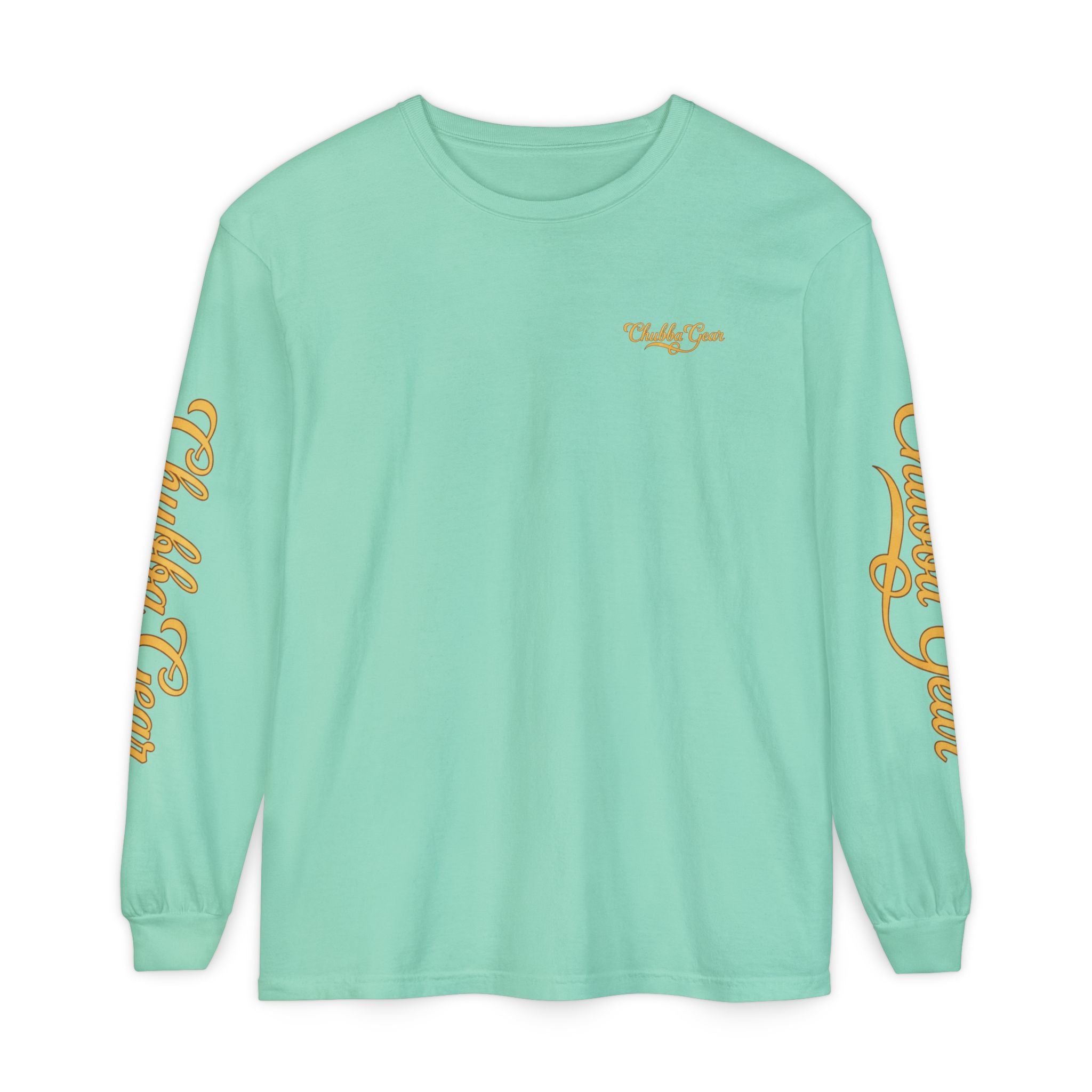 Chubba Gear Sunset Manta Ray Garment-Dyed Long Sleeve Tee