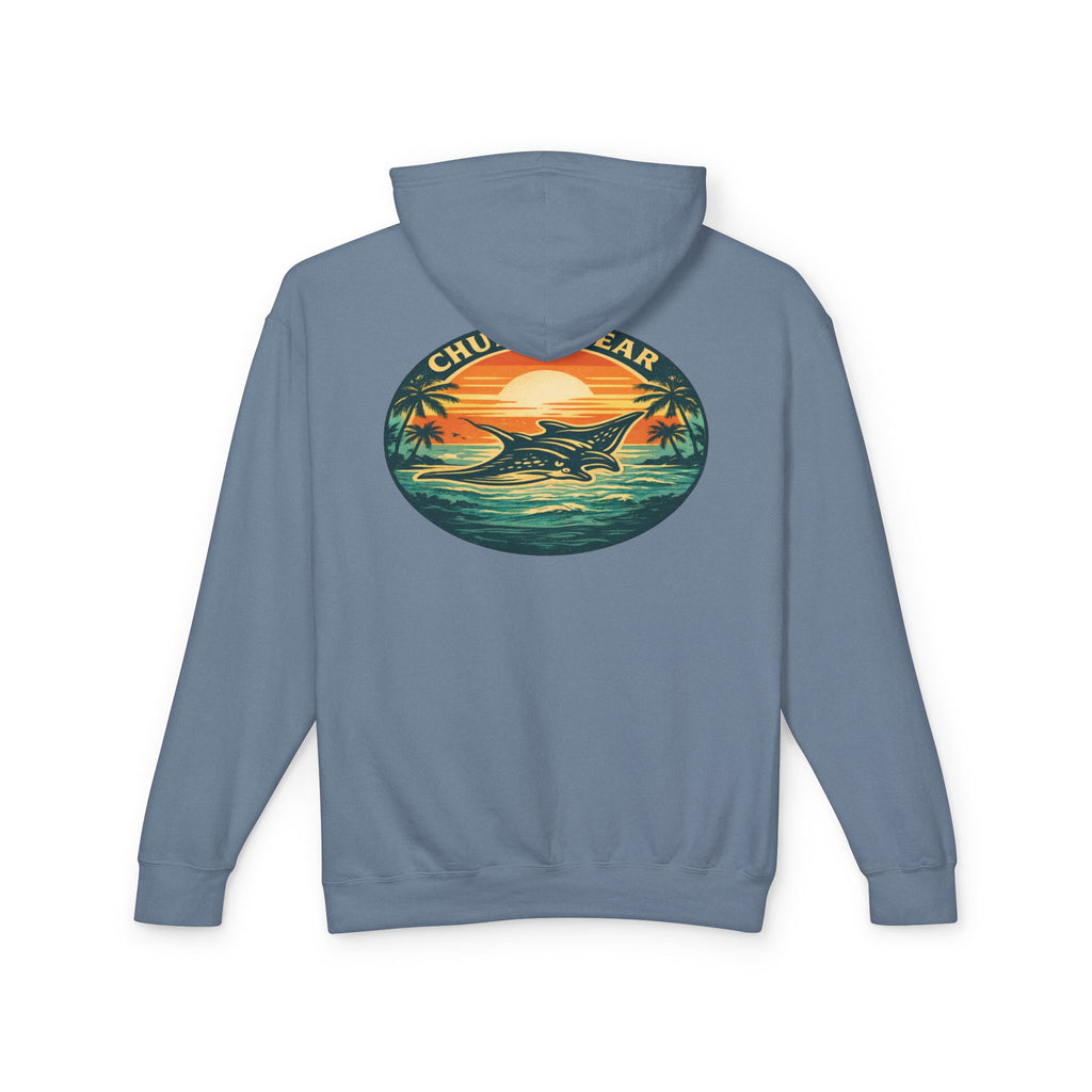 Chubba Gear Manta Ray Coastal Sunset Hoodie